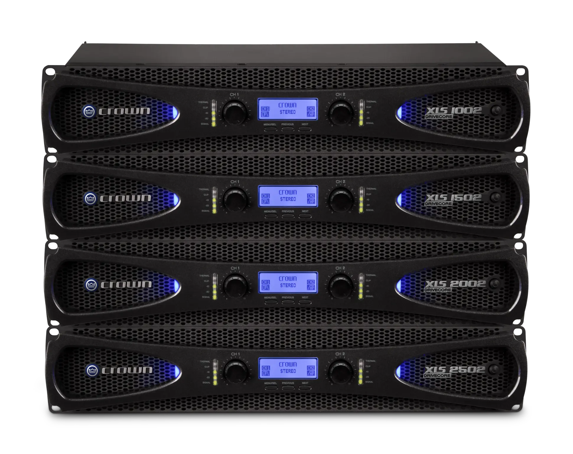 Crown XLS 1002 アンプ CROWNクラウン / XLS1002 ステレオ・パワーアンプ、定番