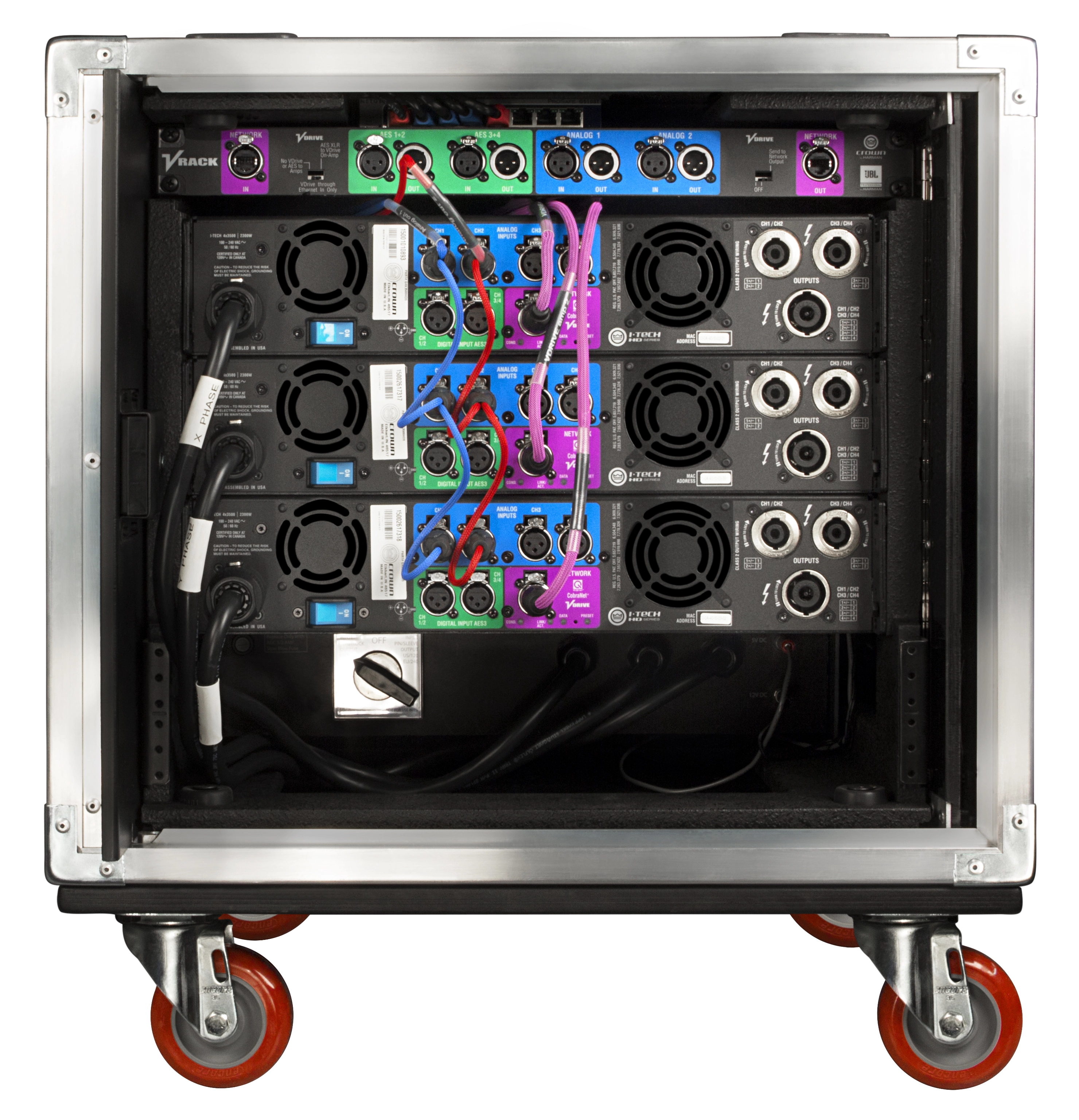VRack 4x3500HD | Crown Audio - Professional Power Amplifiers | 日本語