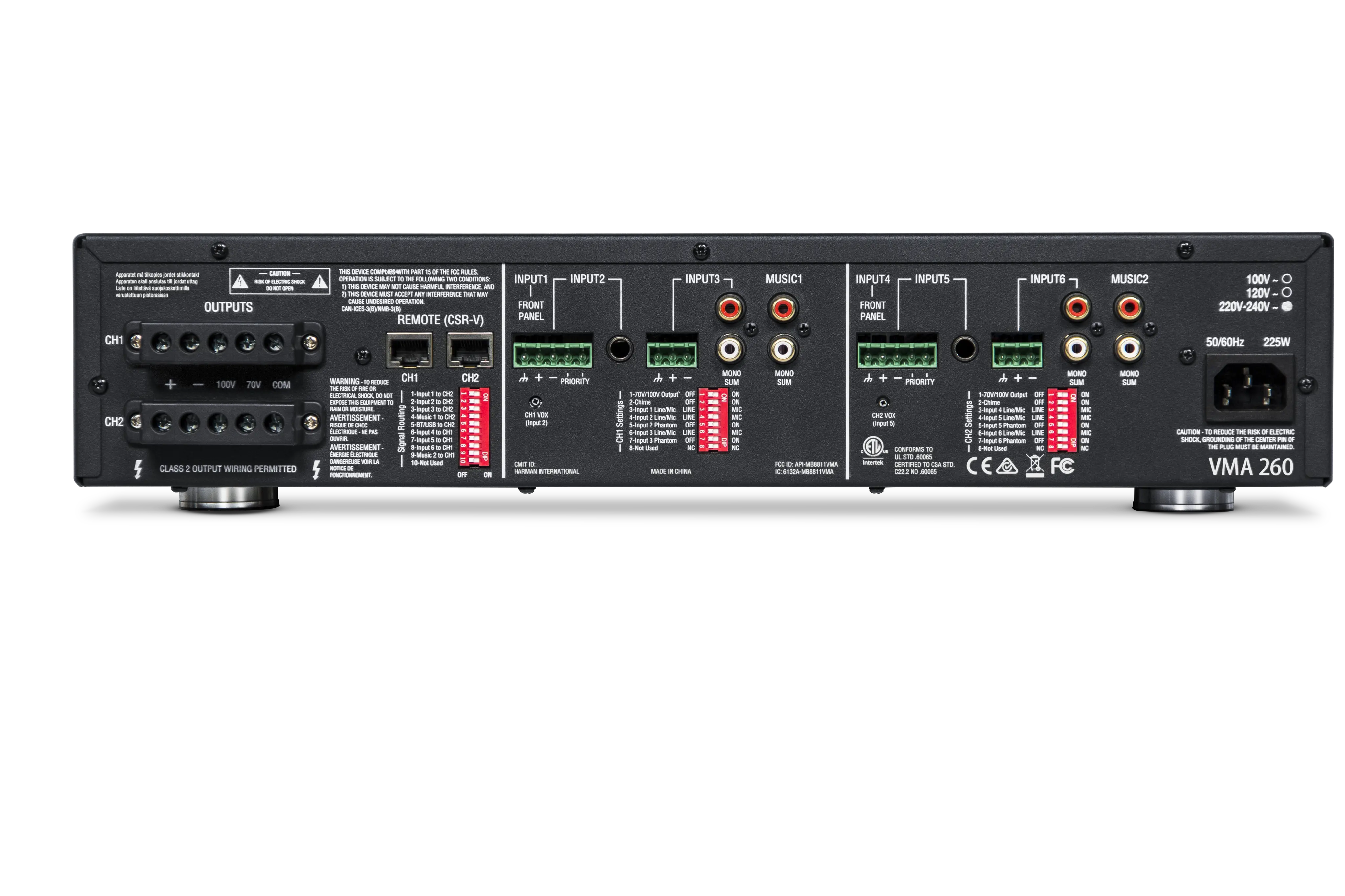 VMA 260/2120 | JBL Professional | 日本語