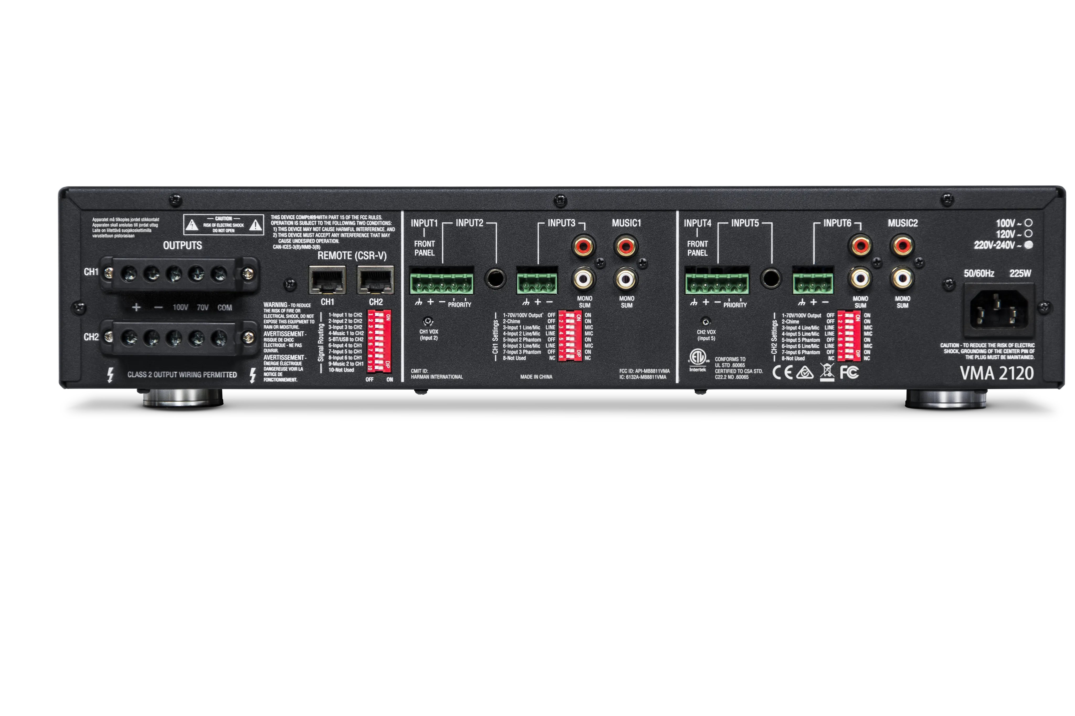 VMA 260/2120 | JBL Professional | English
