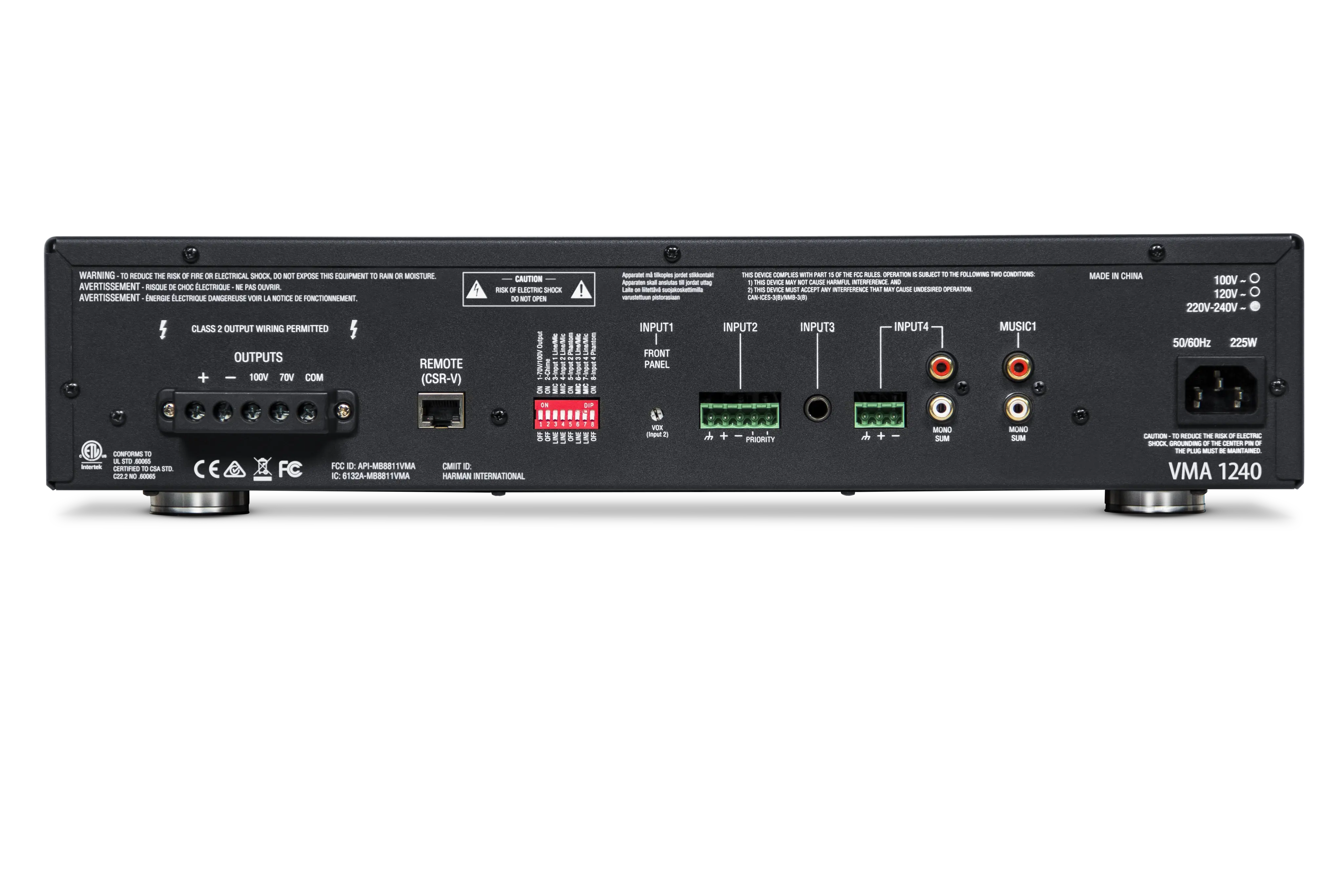 VMA 160/1120/1240 | JBL Professional | 日本語