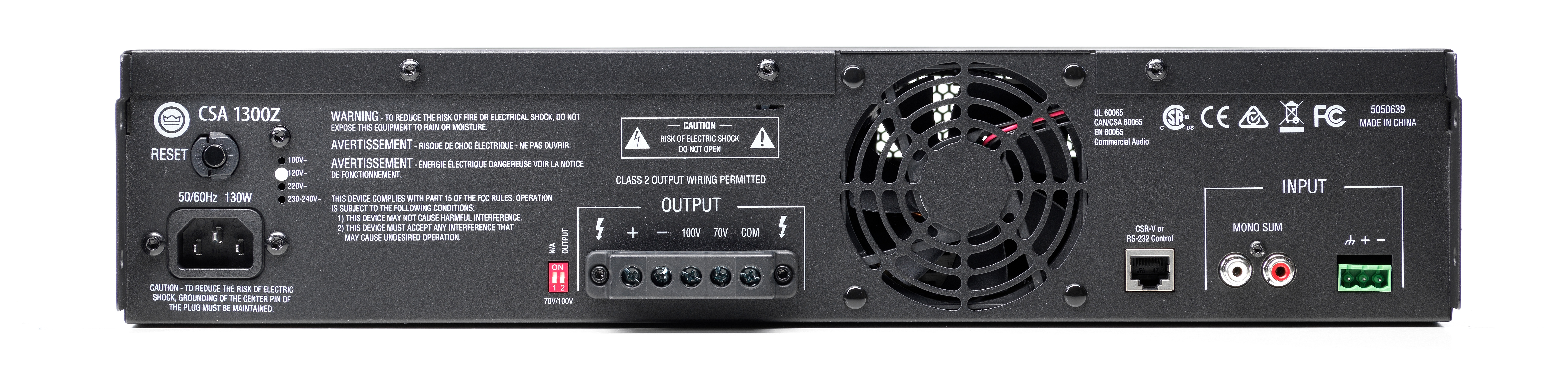 CSA 1300Z/2300Z | JBL Professional Loudspeakers | English (US)