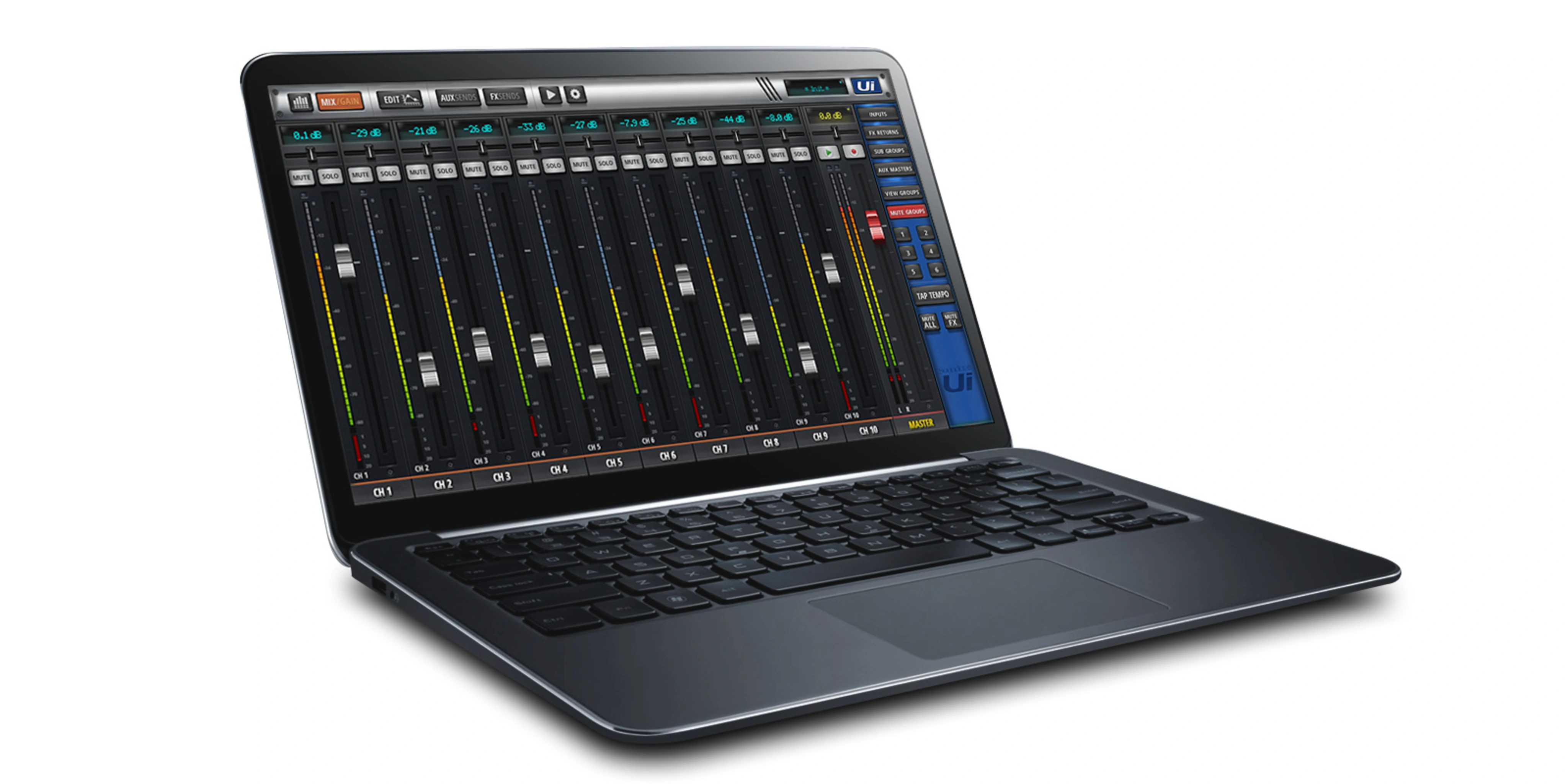 サウンドクラフト　Ui 12 コントロールデジタルミキサー Ui12 | Soundcraft - Professional Audio Mixers | English (US)