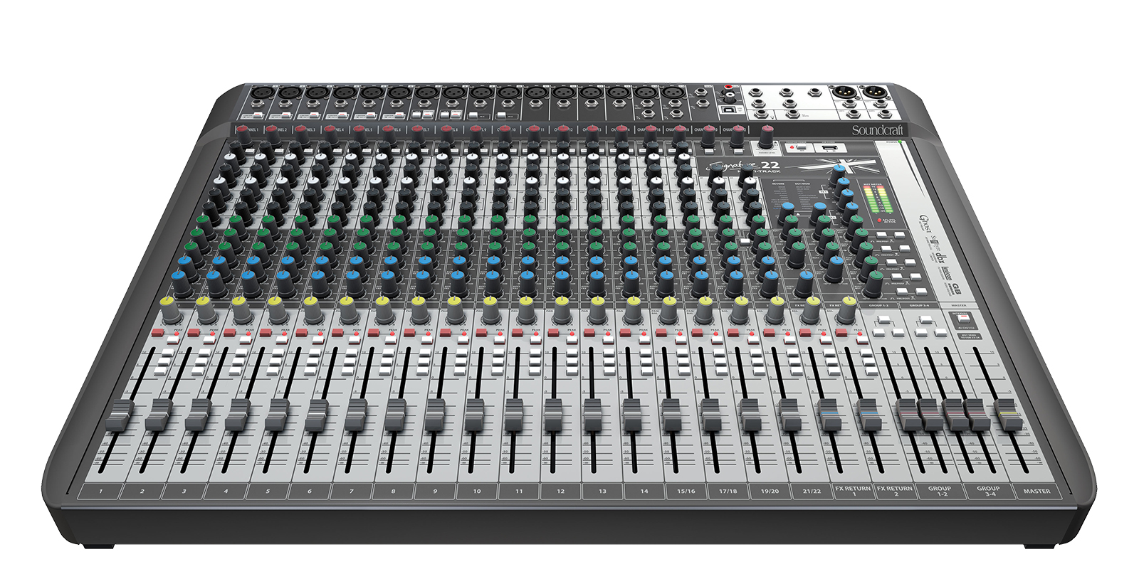 Signature 22 MTK | Soundcraft - Professional Audio Mixers