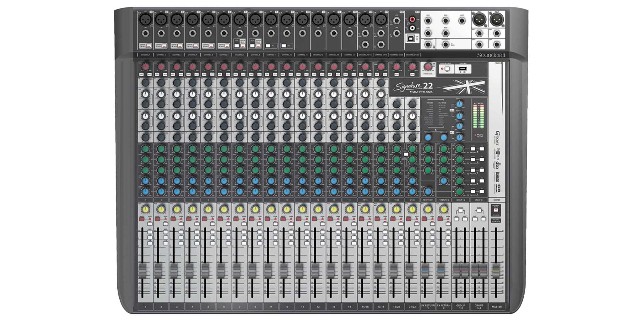 Signature 22 MTK | Soundcraft - Professional Audio Mixers