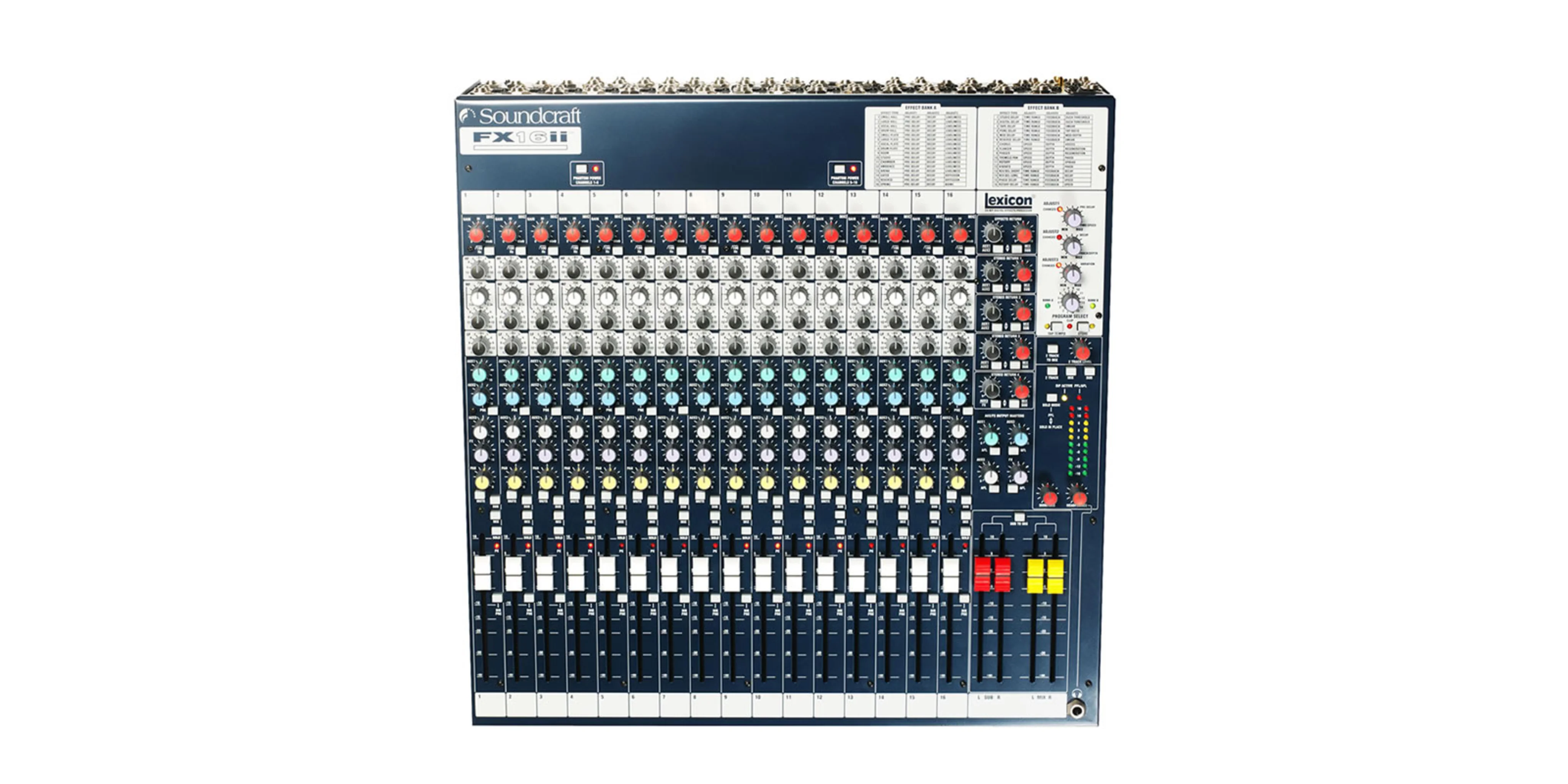 Soundcraft FX16II アナログミキサー 16ch Lexicon FX16ii | Soundcraft - Professional Audio Mixers | 日本語 (Japanese)