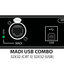 Si-madi-usb-combo