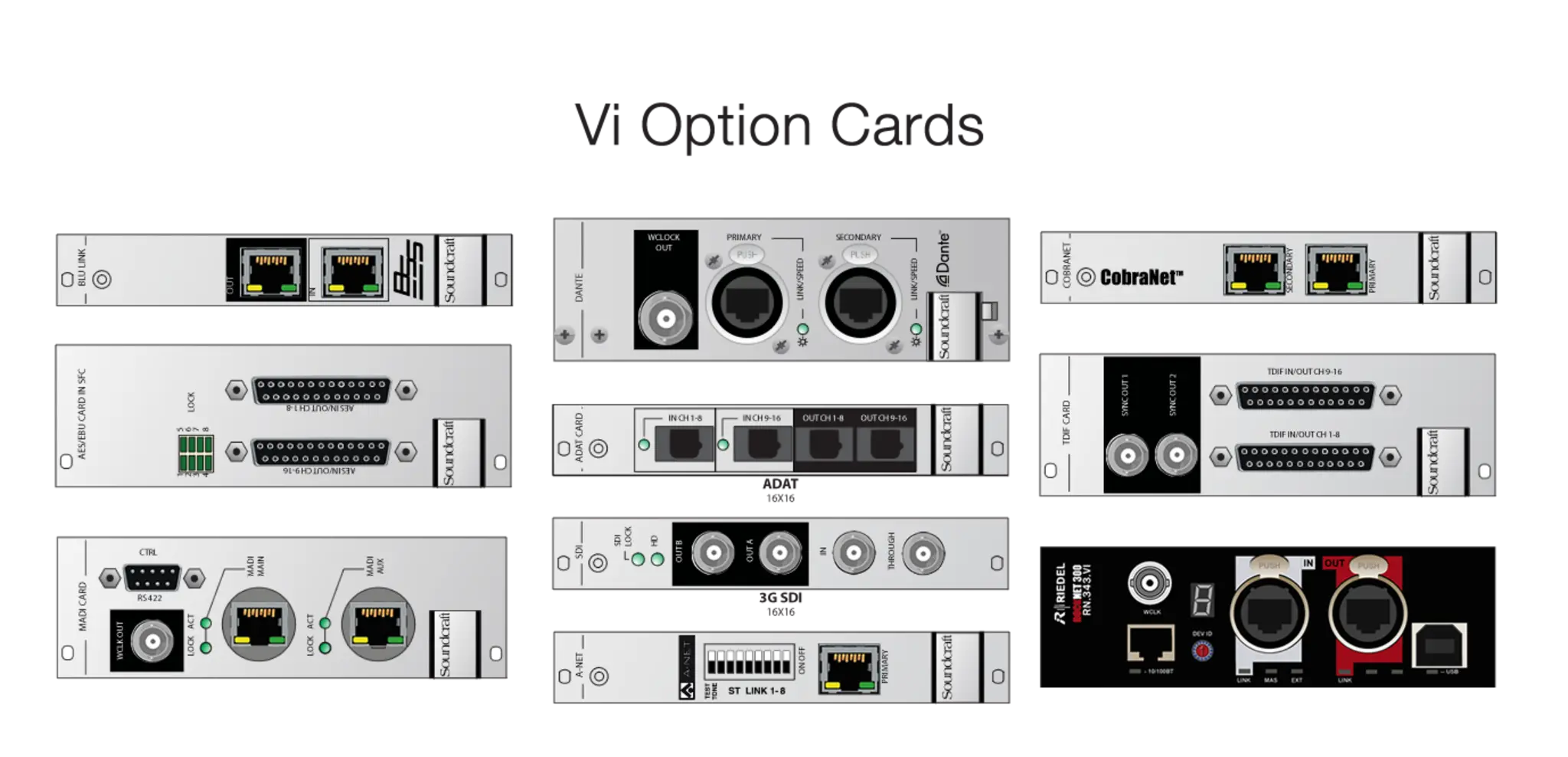 Vi Option Cards | Soundcraft - Professional Audio Mixers Vi Option Cards | Soundcraft - Professional Audio Mixers