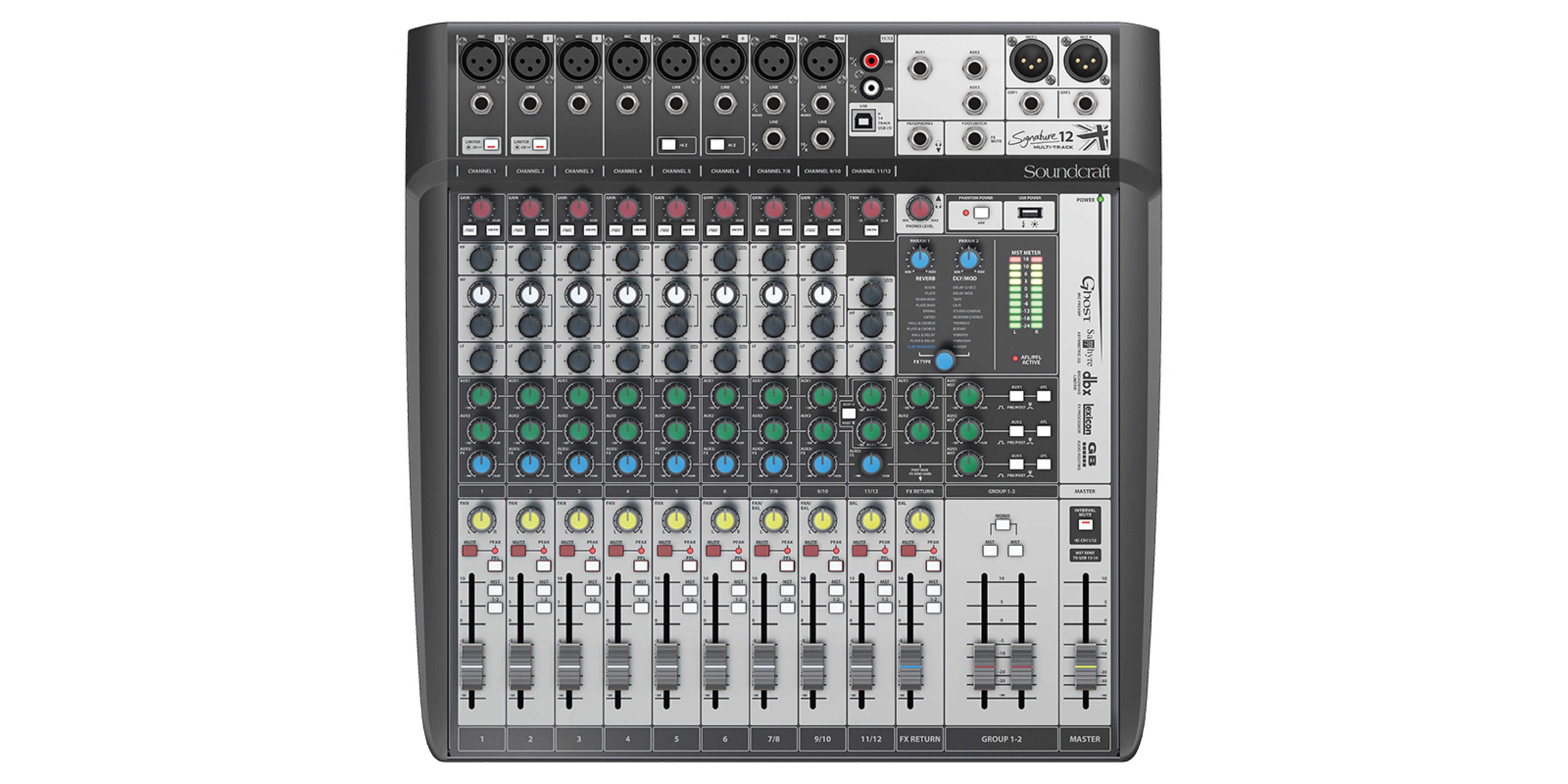 Signature 12 MTK | Soundcraft - Professional Audio Mixers | 日本語