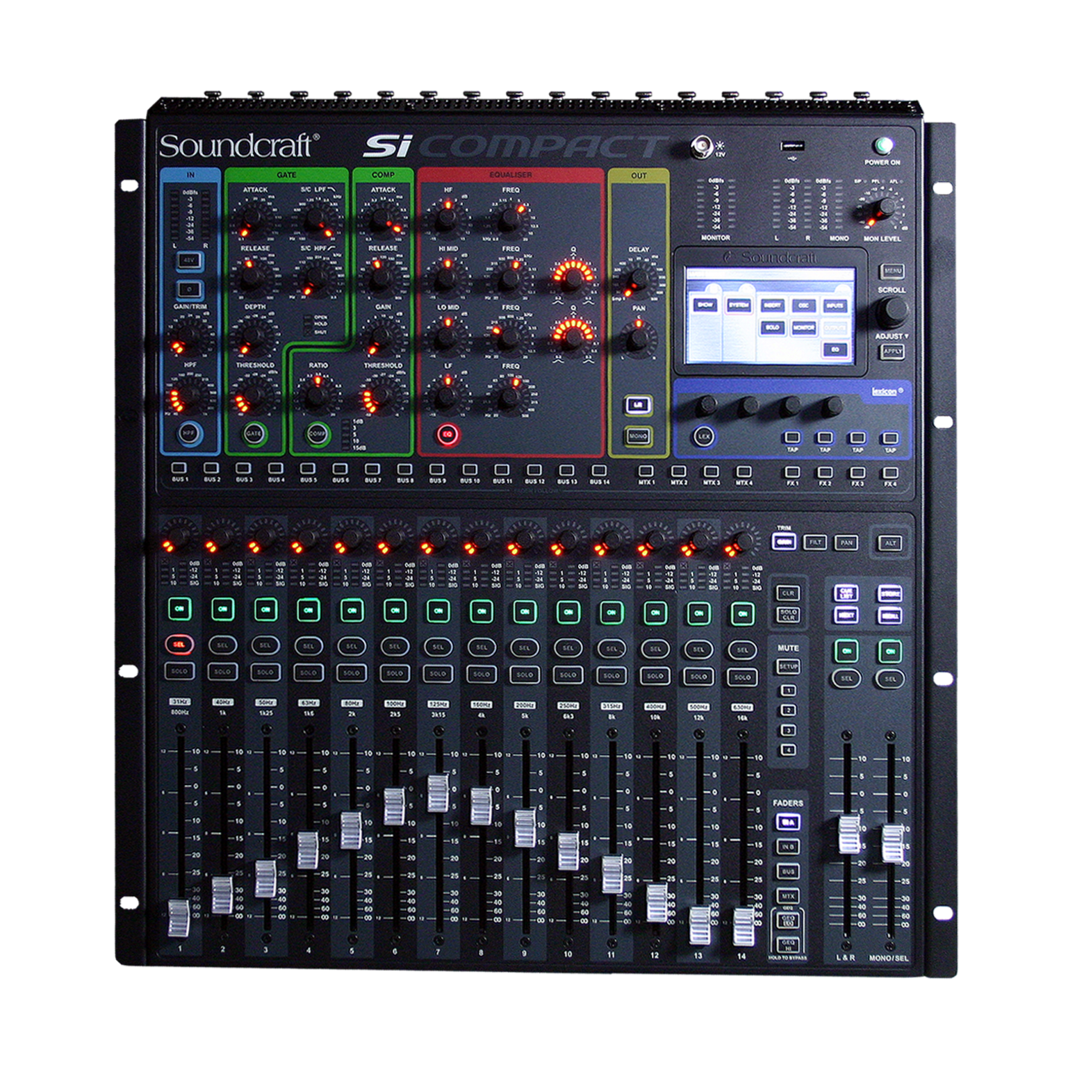 Si Compact 16 | Soundcraft - Professional Audio Mixers | English