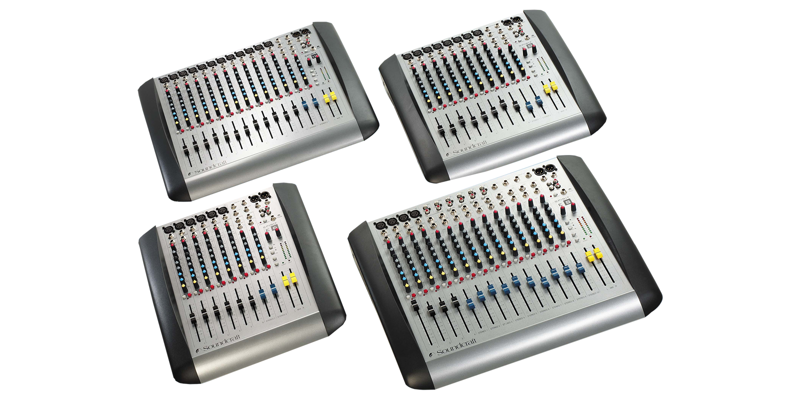 Spirit, Soundcraft - Professional Audio Mixers