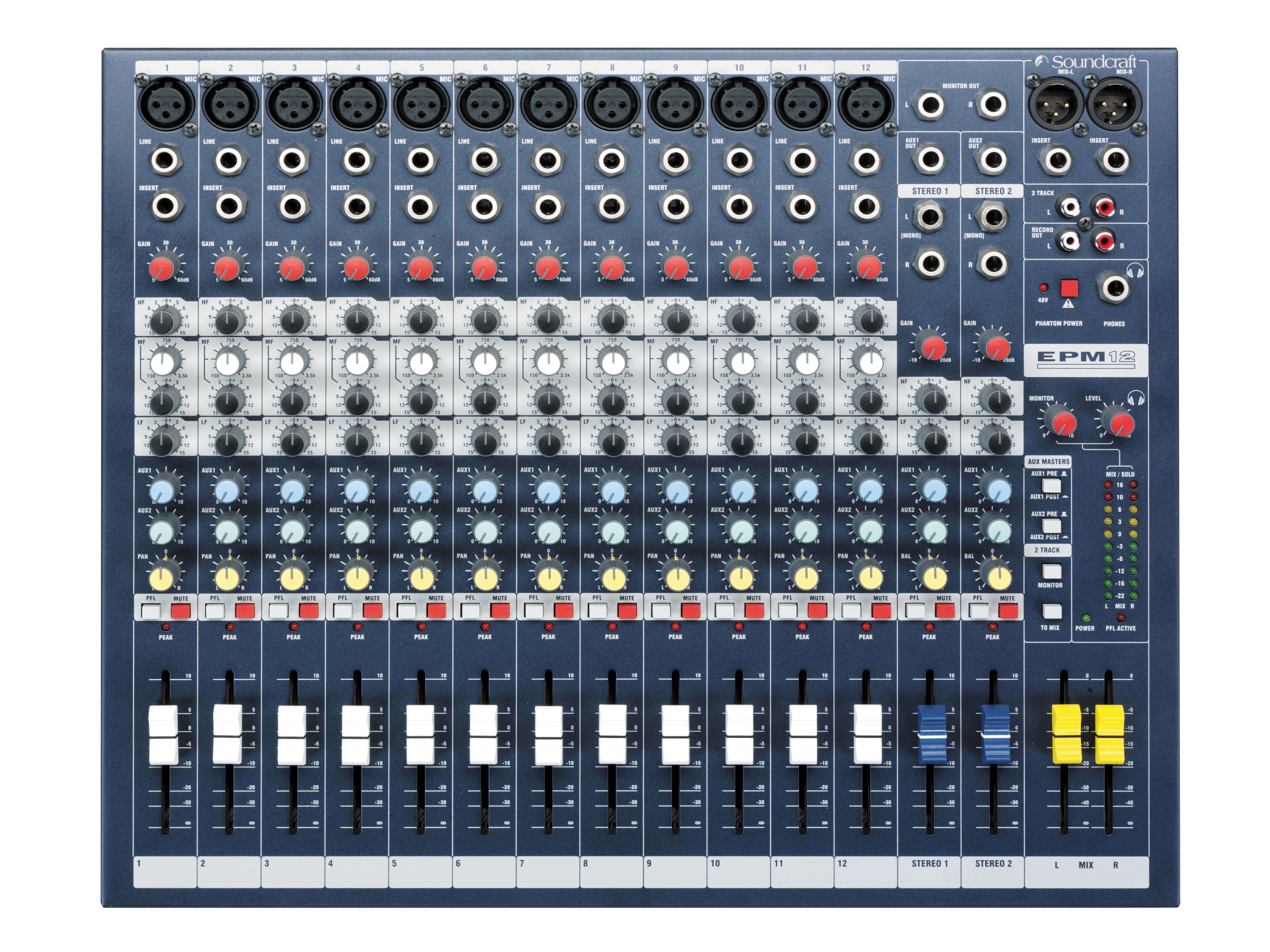 EPM12 | Soundcraft - Professional Audio Mixers | English