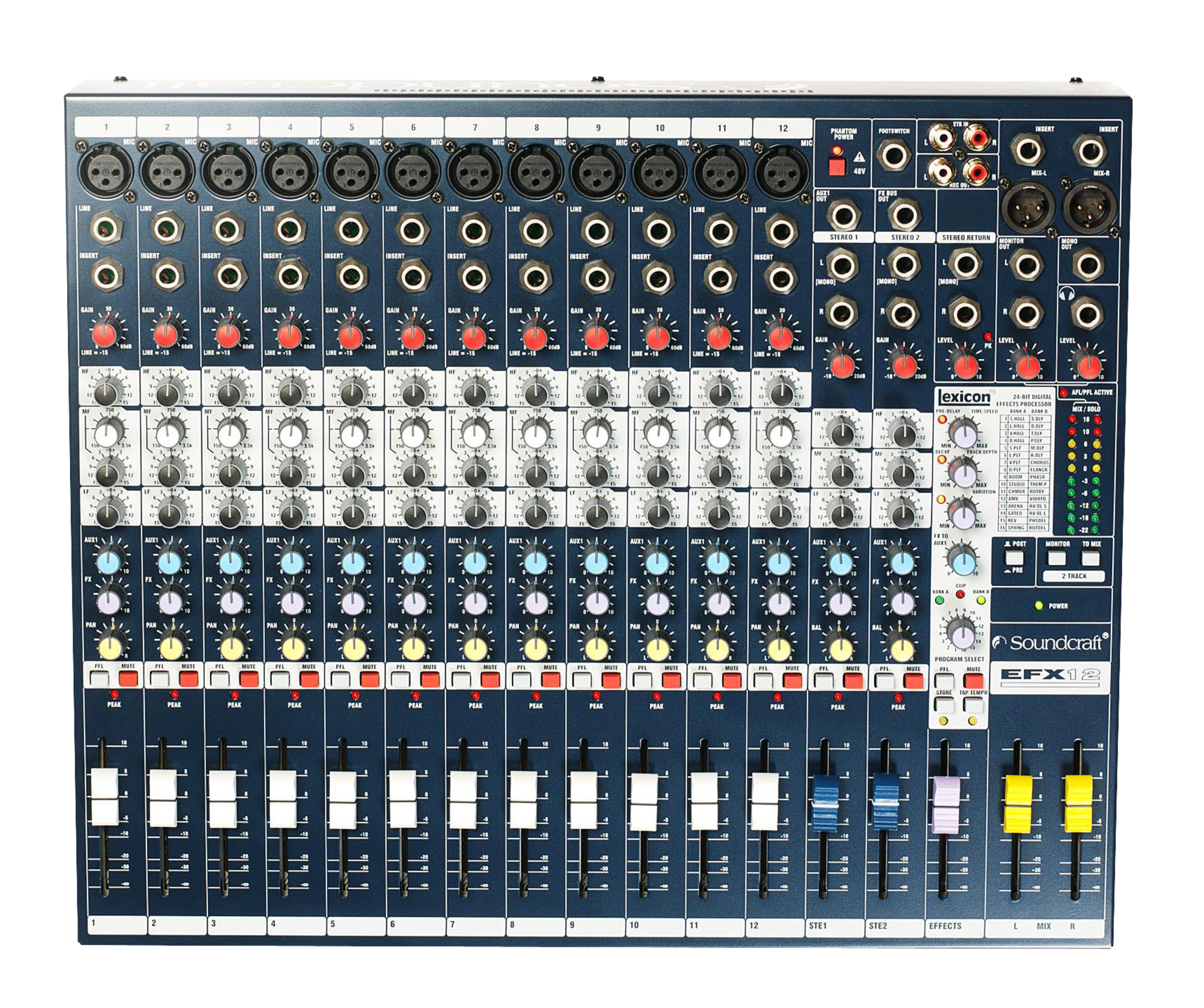 EFX12 | Soundcraft - Professional Audio Mixers | 日本語