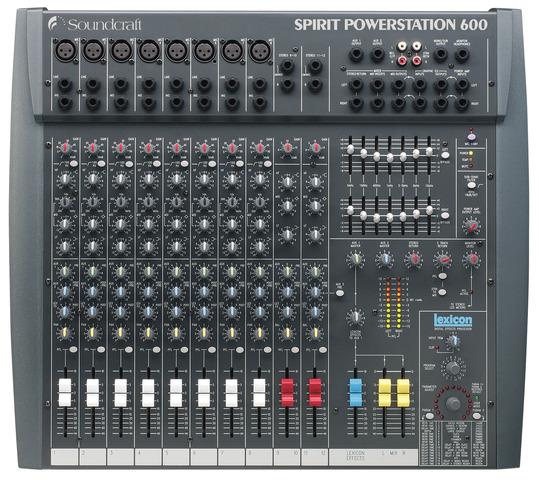 Spirit Powerstation 600 Soundcraft Professional Audio Mixers