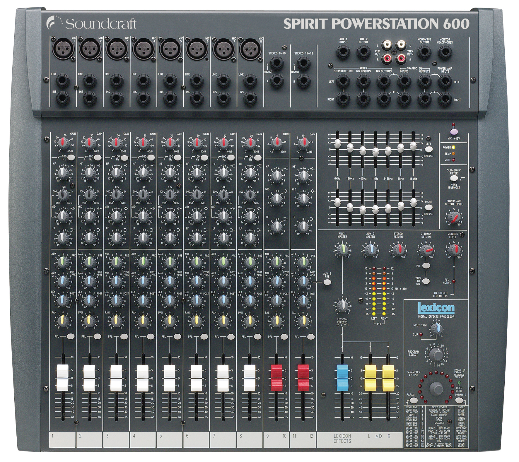 Soundcraft Compact 4 Progessional Desktop Audio Mixer, Powers On . w / Box