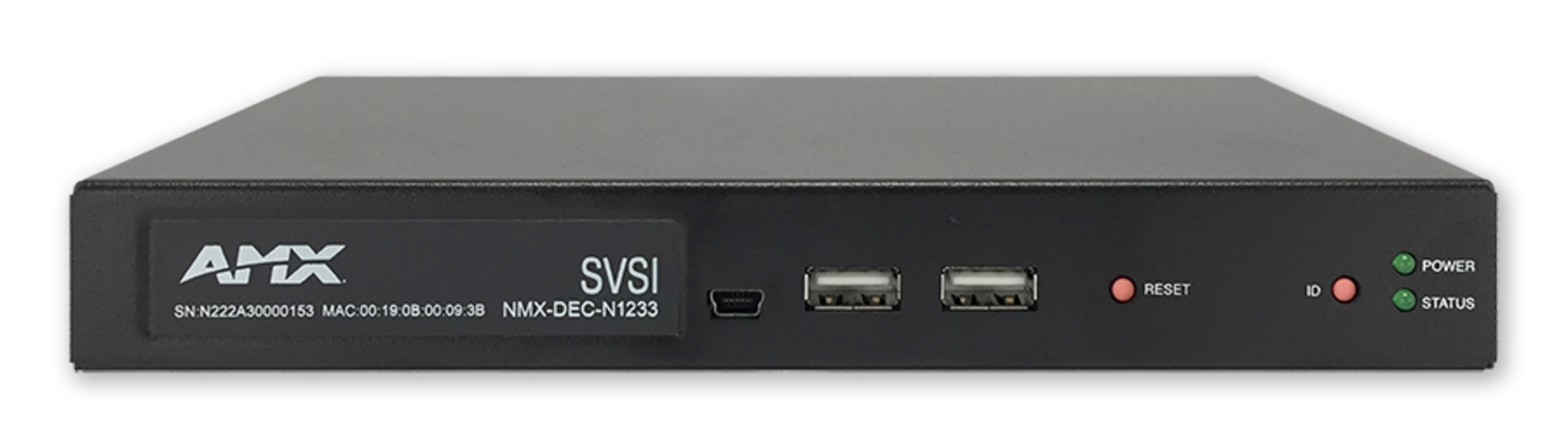NMX-DEC-N1233 Decoder | AMX Audio Video Control Systems | English (US)