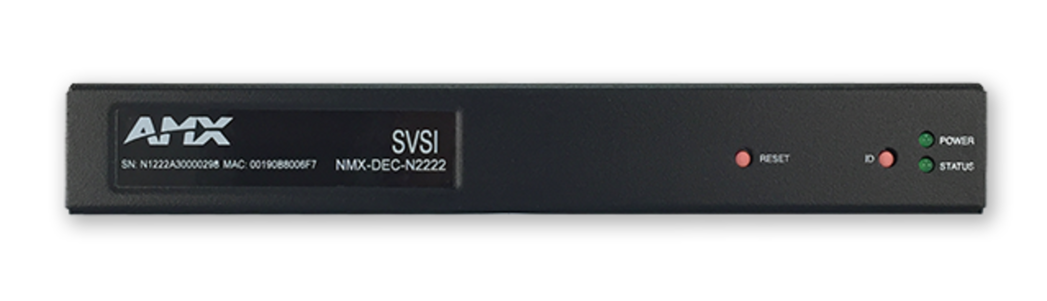 NMX-DEC-N2222 Decoder | AMX Audio Video Control Systems | English (US)