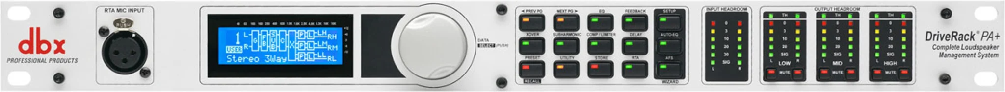 使い勝手の良い DriveRack PA+ | dbx Professional Audio | English (US) その他