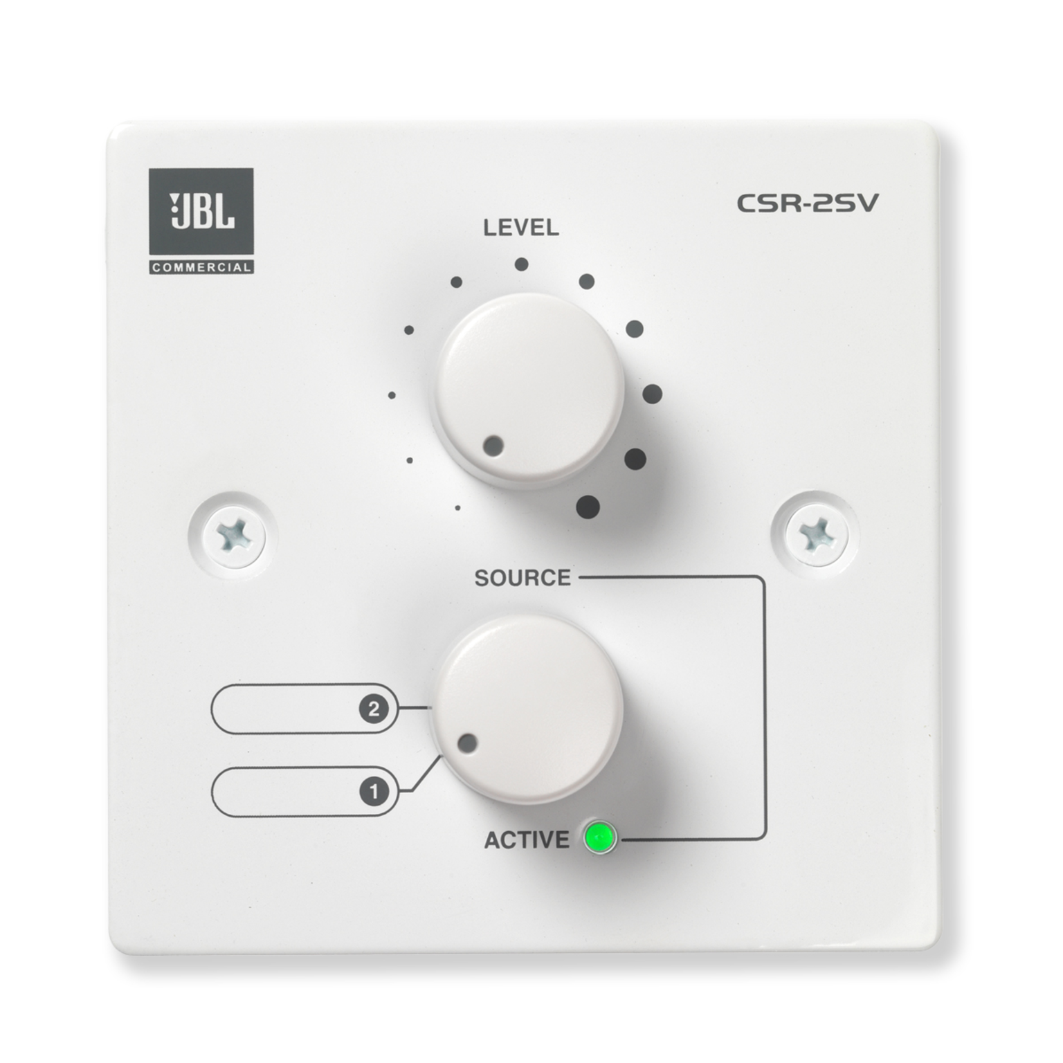 JBL CSR-V White Wall Volume Controller – For CSM/CSMA/VMA Amplifiers