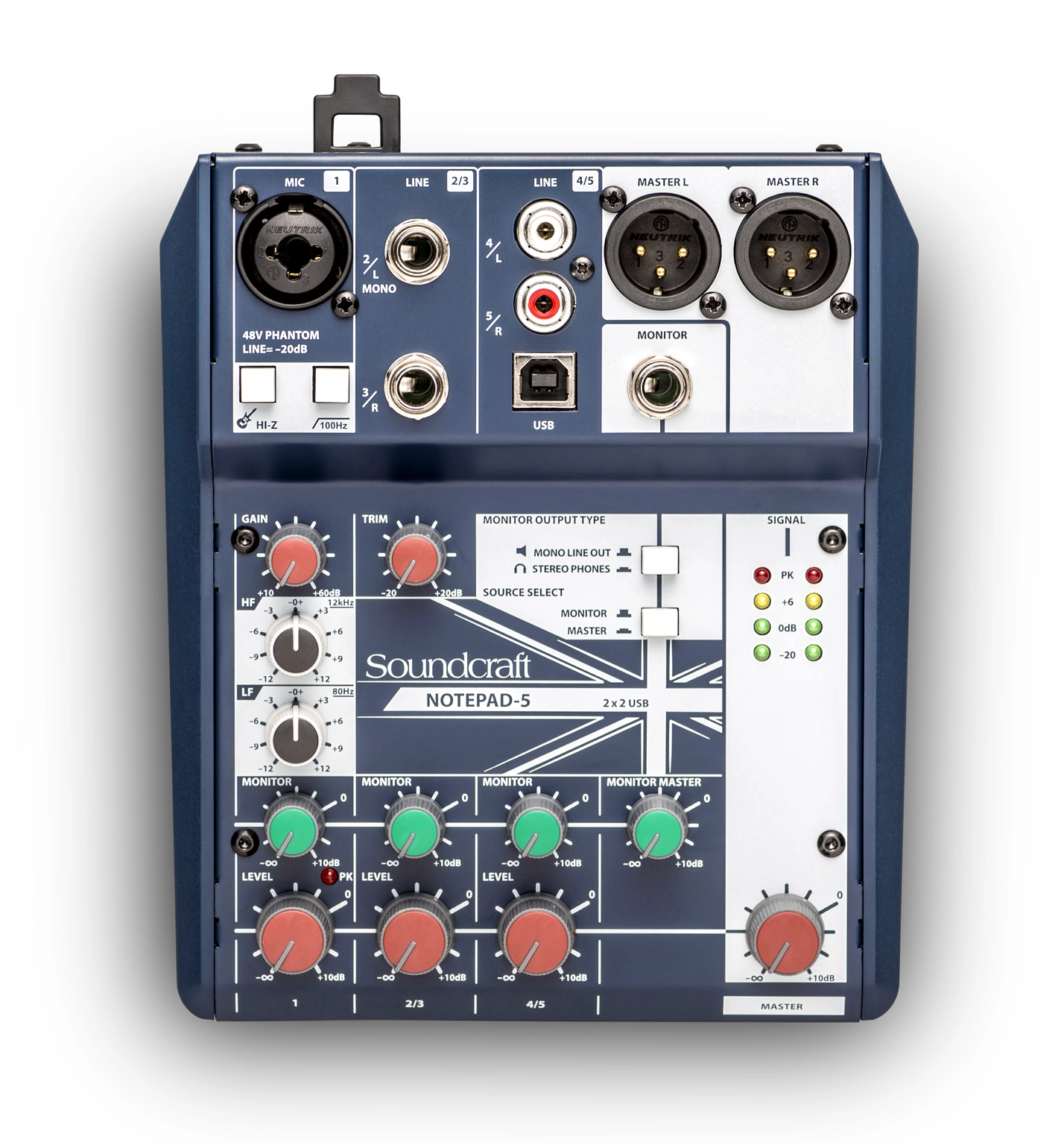 Notepad-5 | Soundcraft - Professional Audio Mixers | English (US)