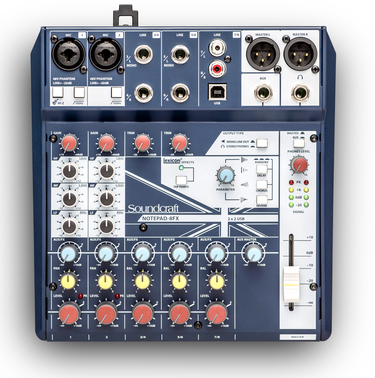 Notepad-8FX | Soundcraft - Professional Audio Mixers | English