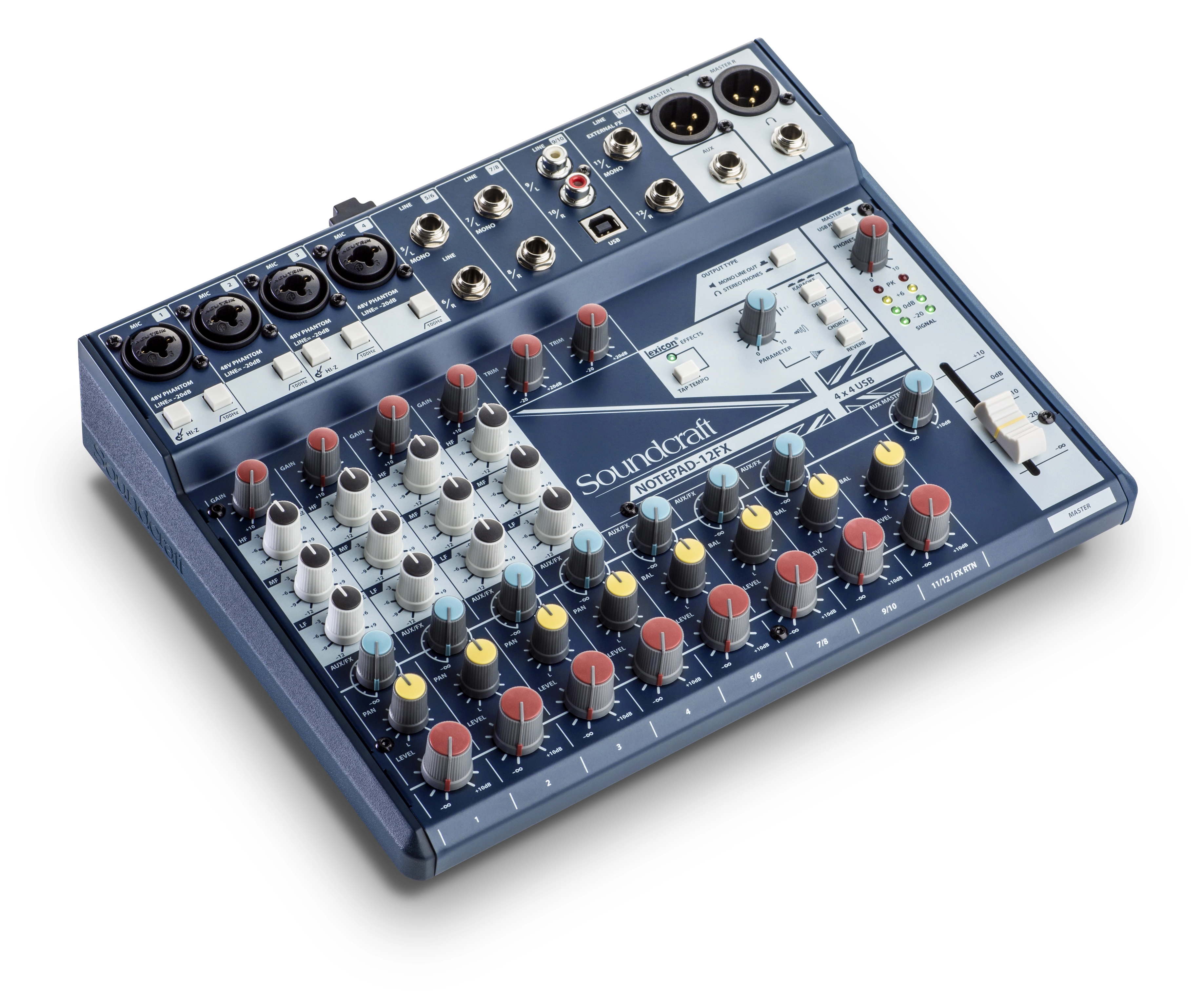 Soundcraft NOTEPAD-12FX アナログミキサー 12ch Notepad-12FX | Soundcraft - Professional Audio Mixers | 日本語