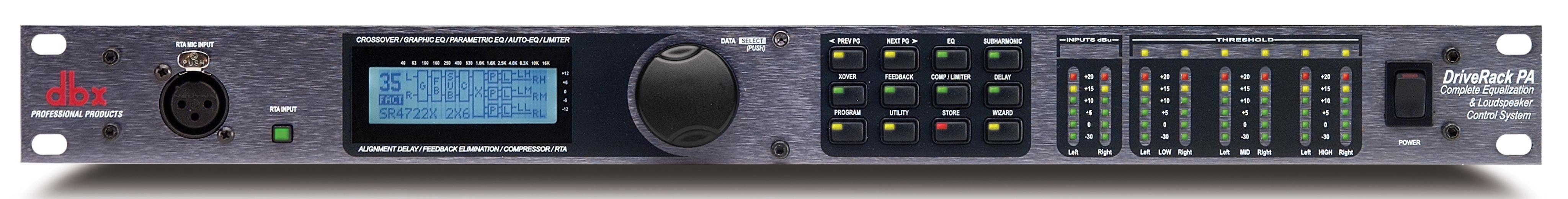 配信機器・PA機器・レコーディング機器 dbx Dack PA DriveRack PA | dbx Professional Audio | English (US)