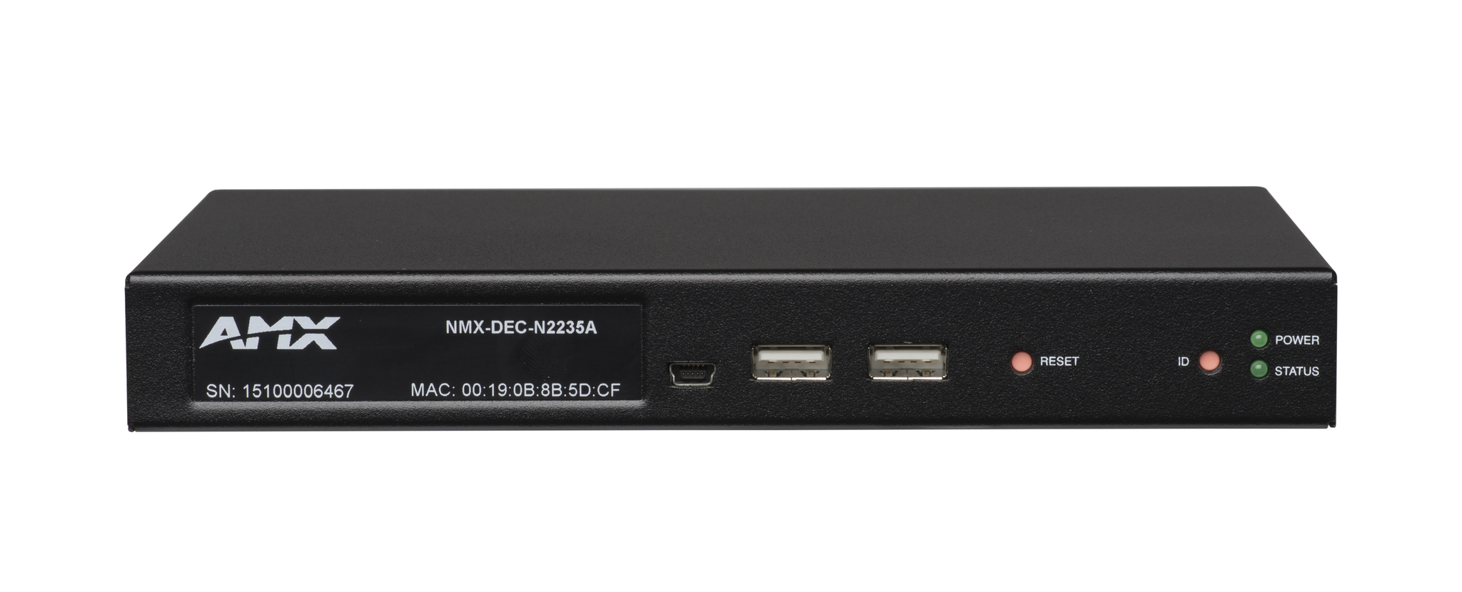 NMX-DEC-N2235A Decoder | AMX Audio Video Control Systems | English