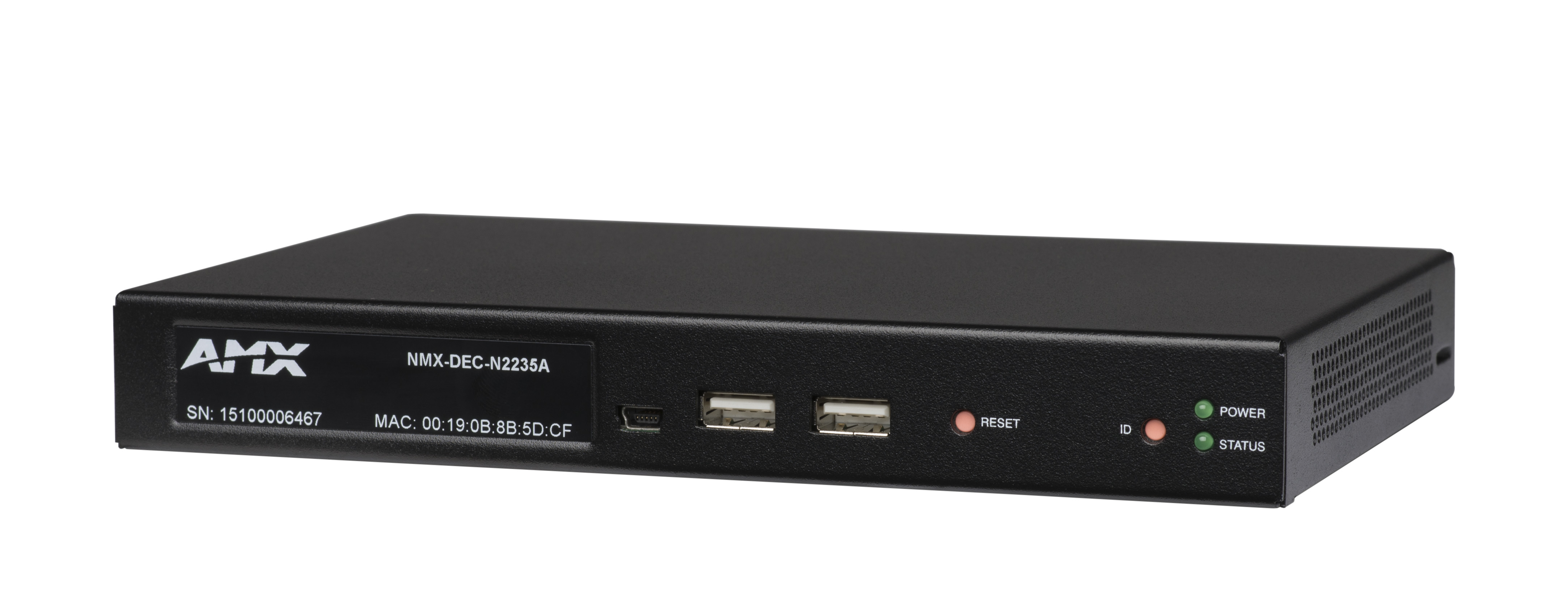 NMX-DEC-N2235A Decoder | AMX Audio Video Control Systems | English
