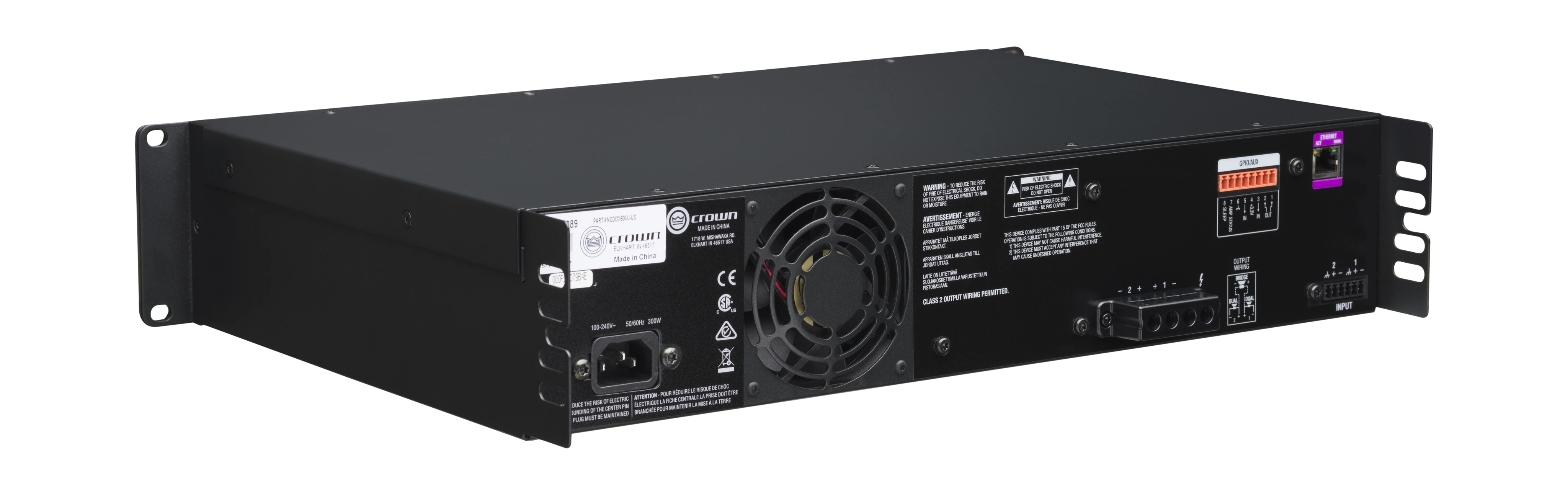 アンプ ( Amcron) Crown CDI 2/600 CDi 2|600 | Crown Audio - Professional Power Amplifiers | English
