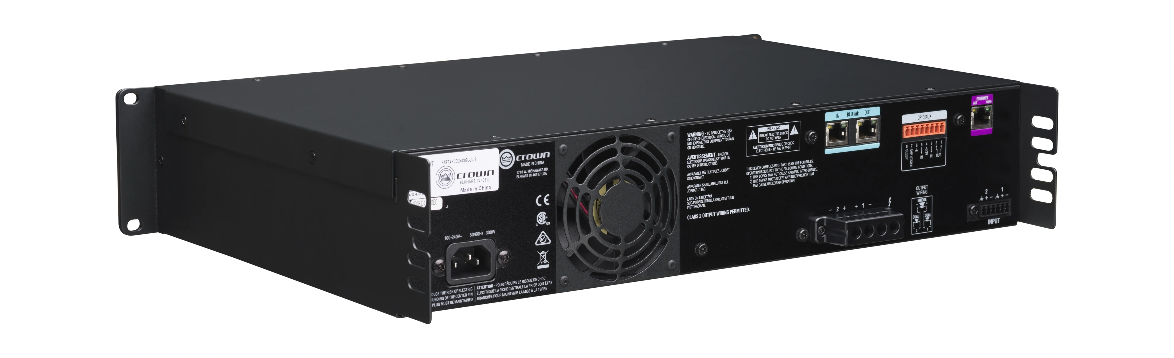 CDi 2|600BL | Crown Audio - Professional Power Amplifiers | English