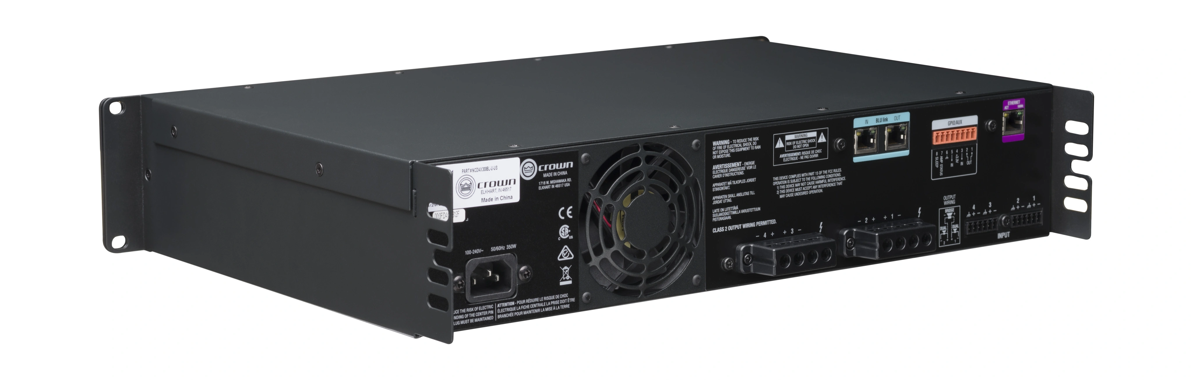 CDi 4|300BL | Crown Audio - Professional Power Amplifiers