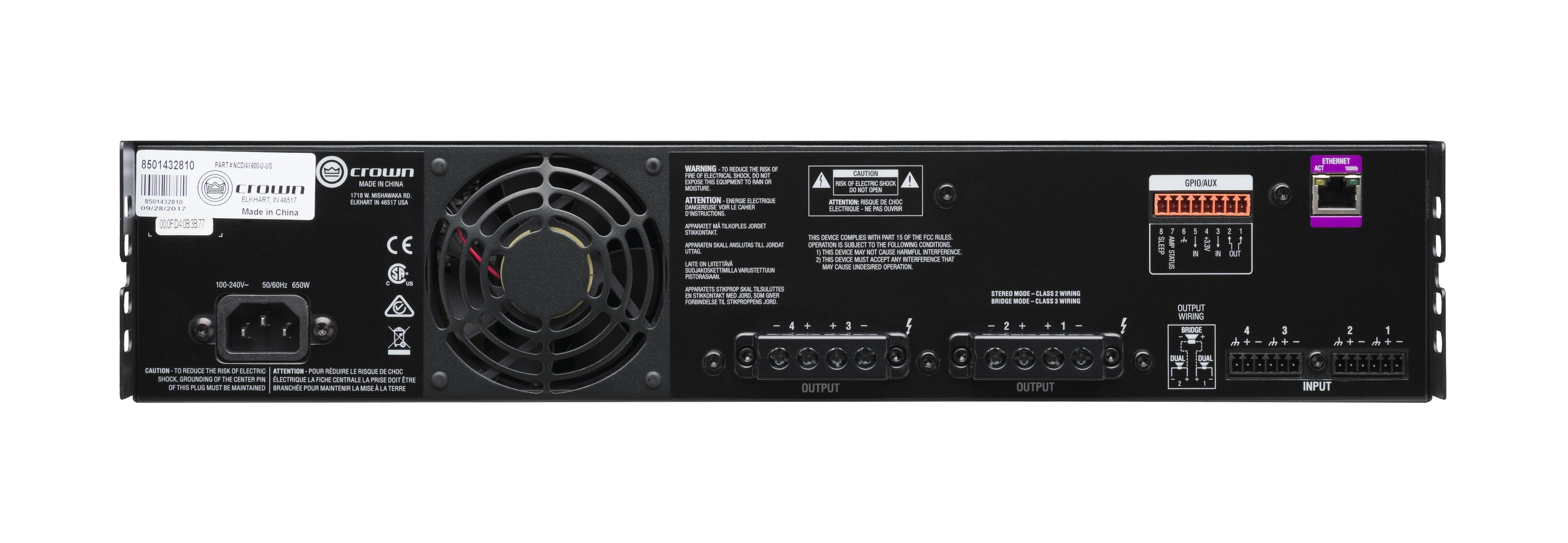 CDi 4|600 | Crown Audio - Professional Power Amplifiers