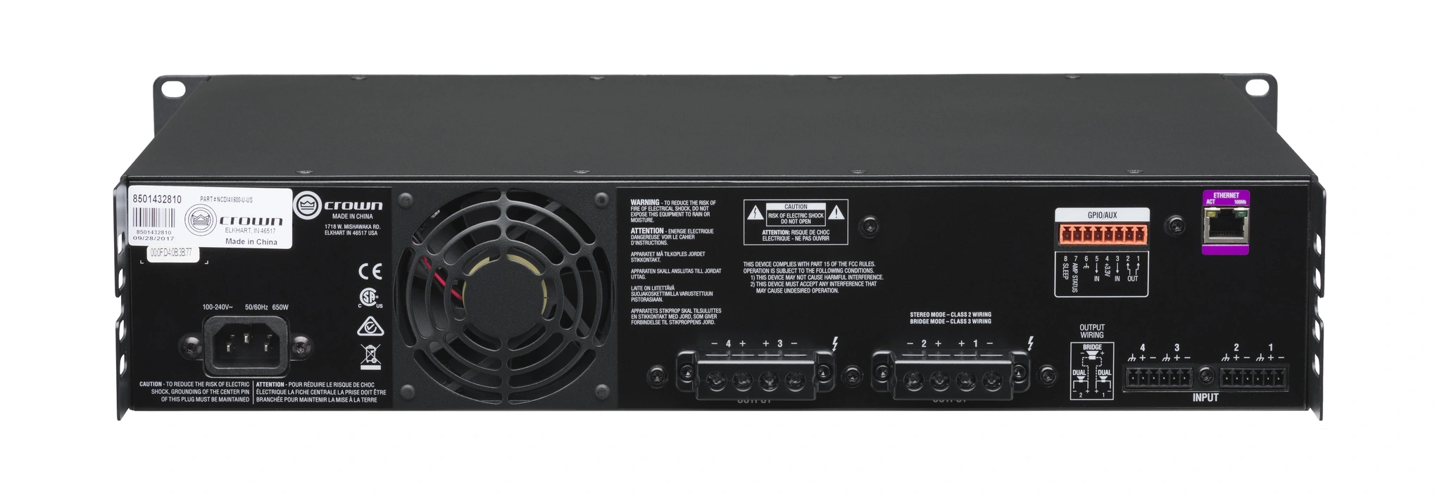 CDi 4|600 | Crown Audio - Professional Power Amplifiers