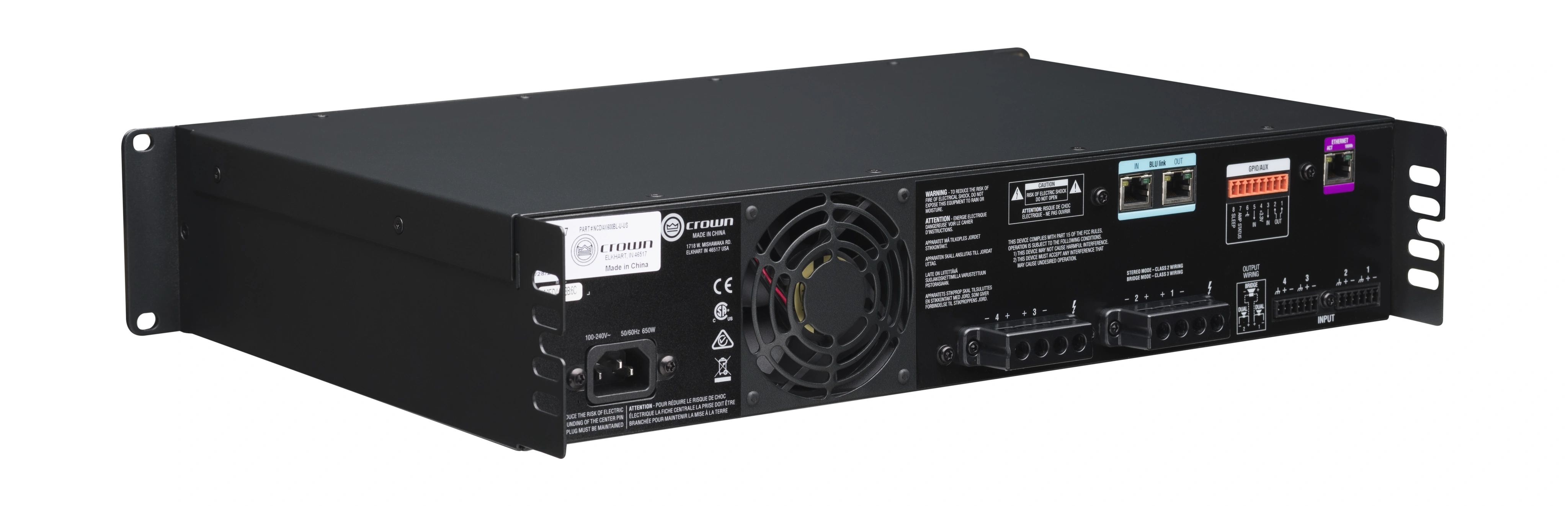 CDi 4|600BL | Crown Audio - Professional Power Amplifiers