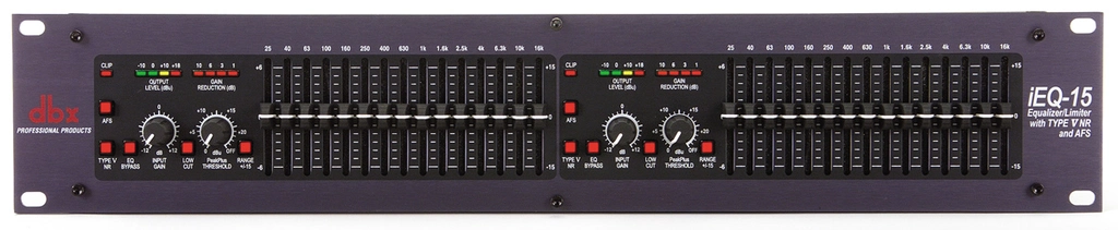 iEQ15 | dbx Professional Audio | English (US)