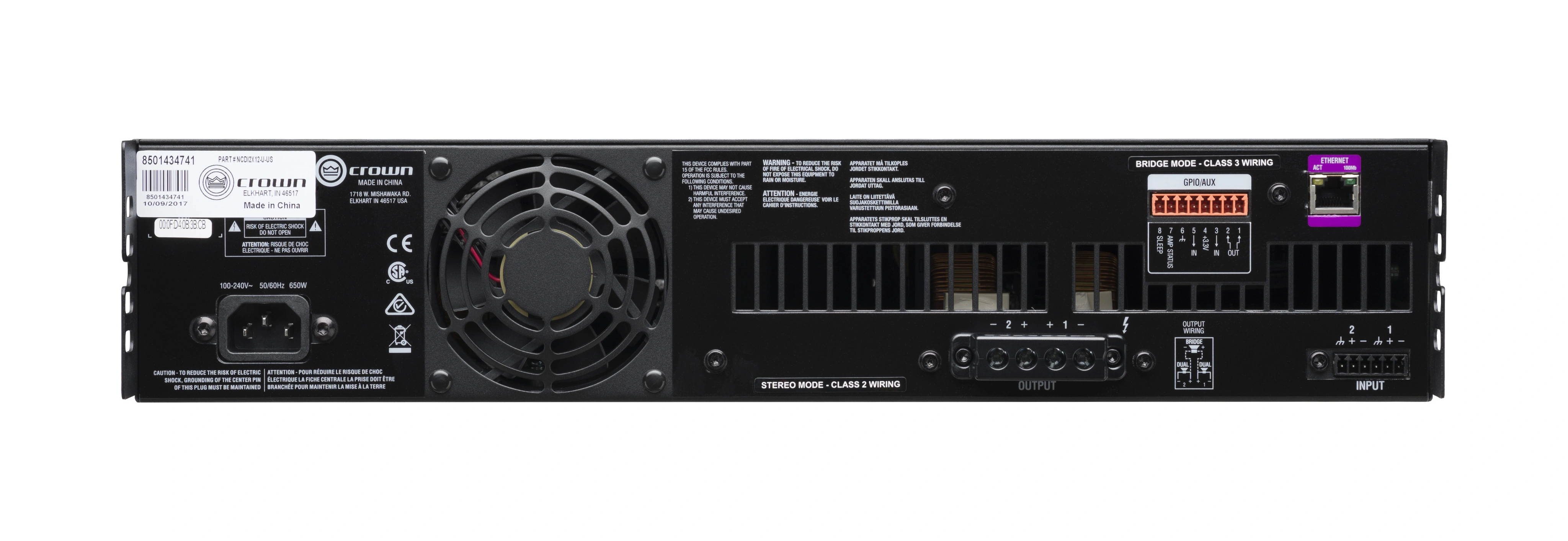 CDi 2|1200 | Crown Audio - Professional Power Amplifiers | 日本語