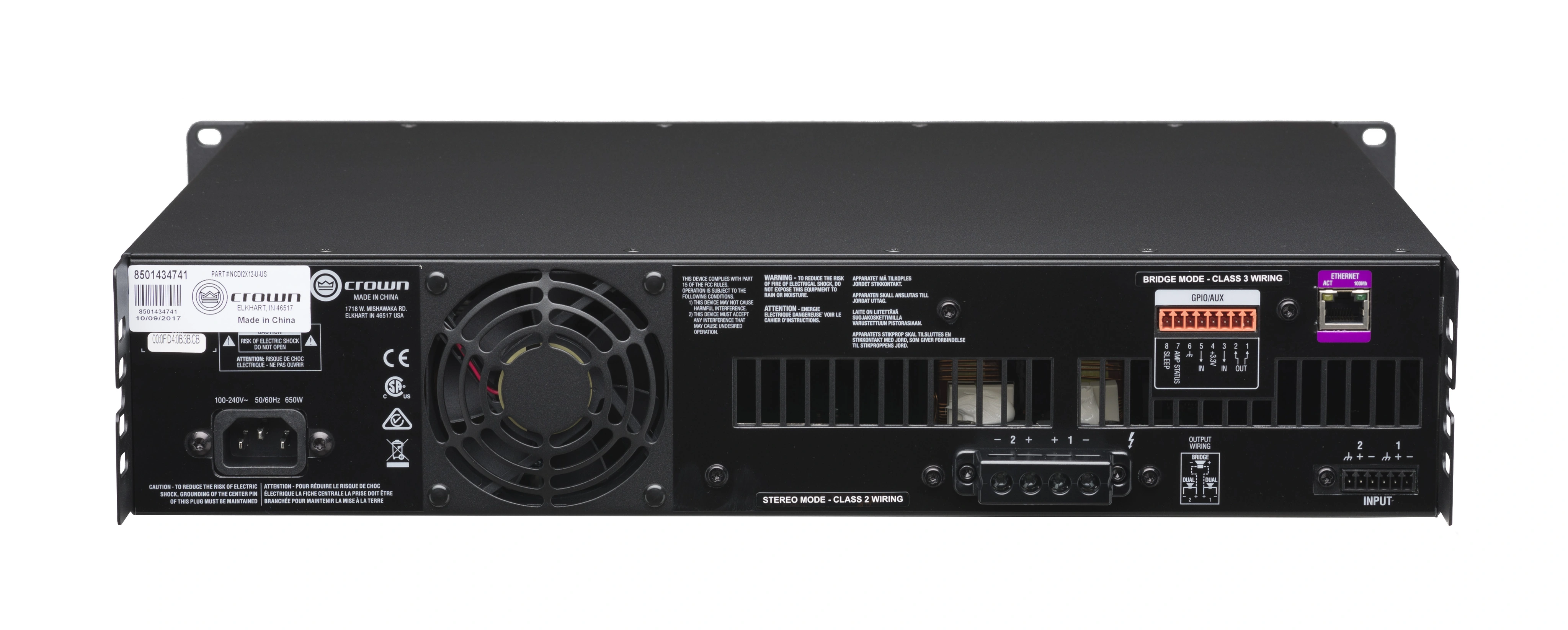 CDi 2|1200 | Crown Audio - Professional Power Amplifiers | 日本語