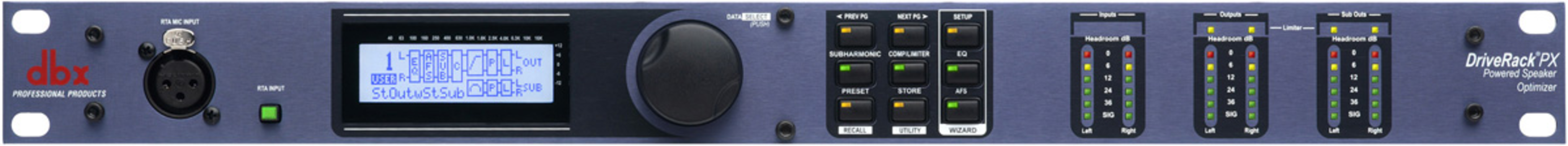 DriveRack PX | dbx Professional Audio | English