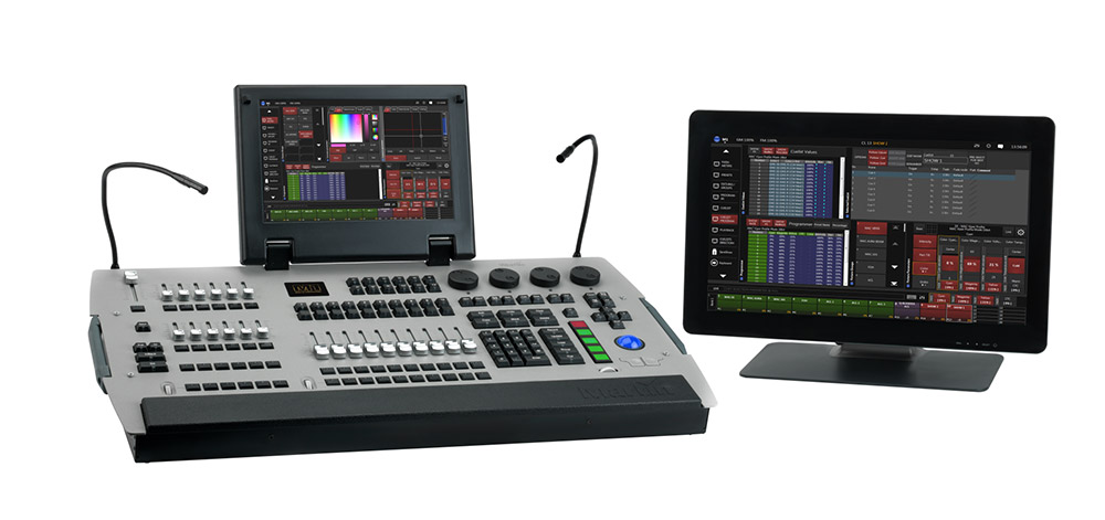 Martin deals lighting desk