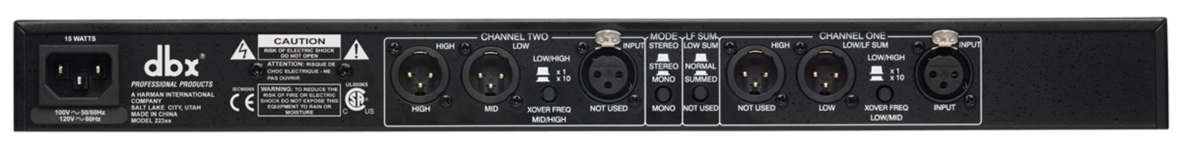 223xs | dbx Professional Audio | English (US)