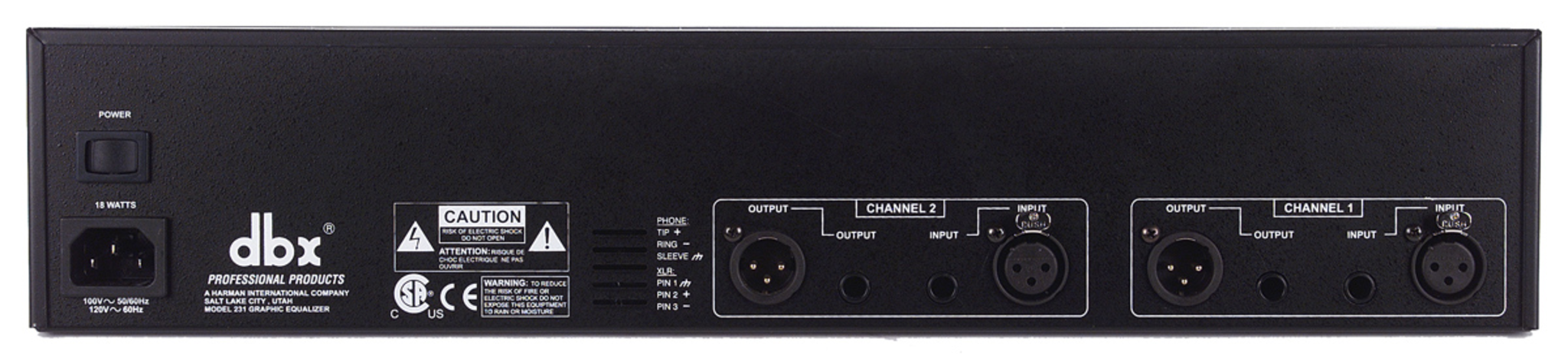 231 | dbx Professional Audio | English (US) 231 | dbx Professional Audio | English (US)