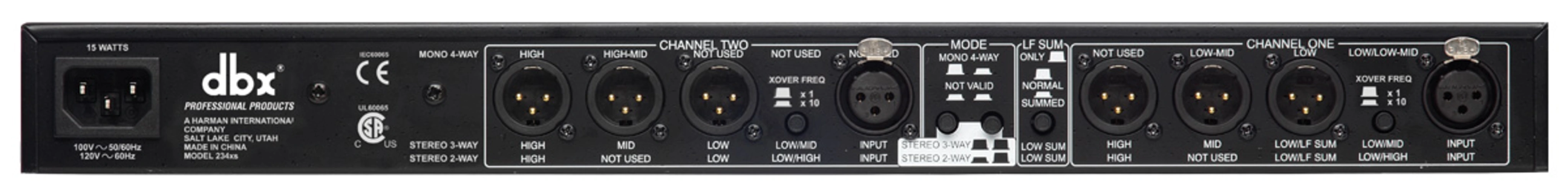 234xs | dbx Professional Audio | 日本語