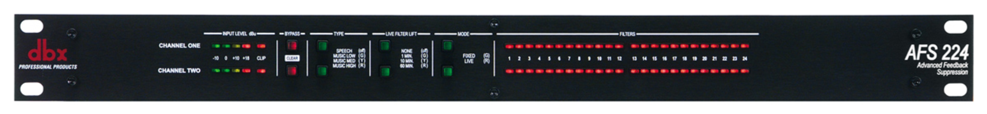 dbx AFS フィードバックサプレッサー 国内正規品 AFS224 | dbx Professional Audio | 日本語 (Japanese)