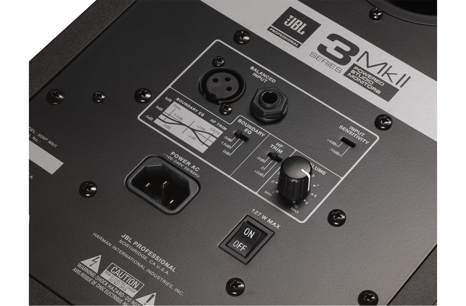 JBL 3 Series 306p MKII 6" Powered Studio Monitor Speaker for sale online 
