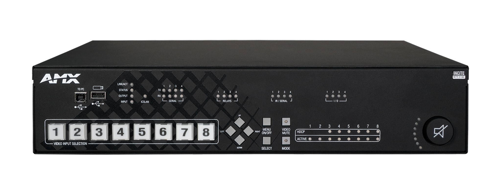 NCITE-813AC | AMX Audio Video Control Systems | English (US)