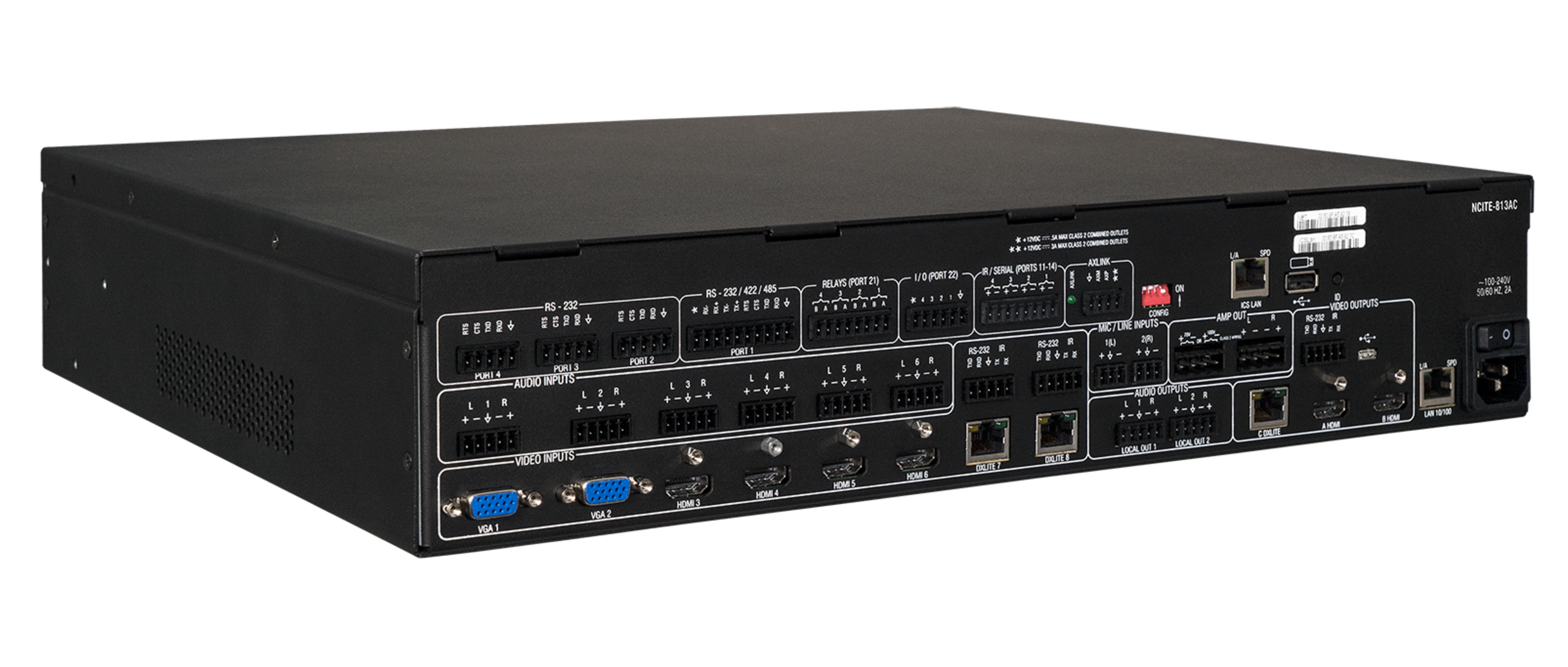 NCITE-813AC | AMX Audio Video Control Systems | English (US)