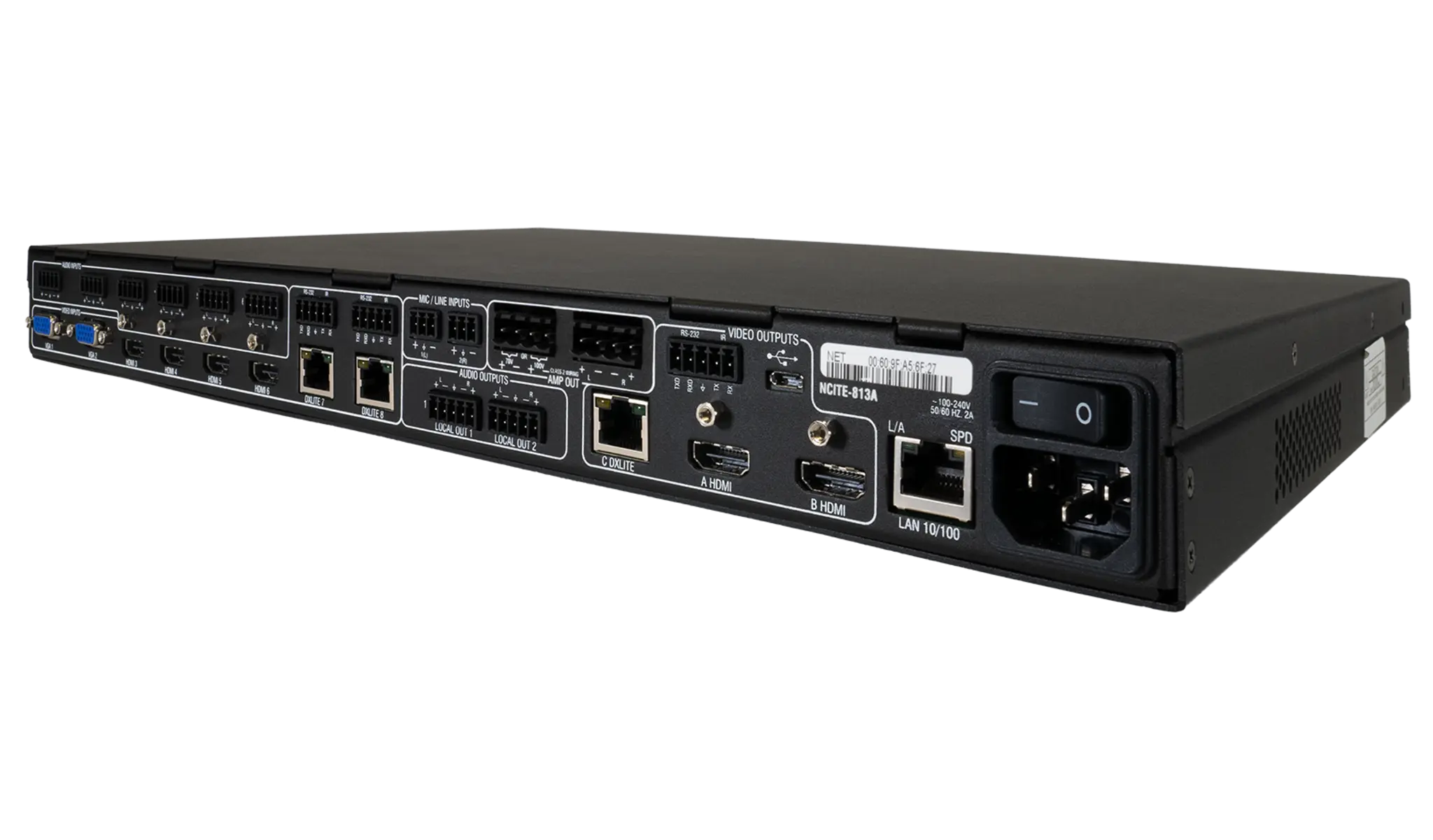 NCITE-813A | AMX Audio Video Control Systems | English (US)