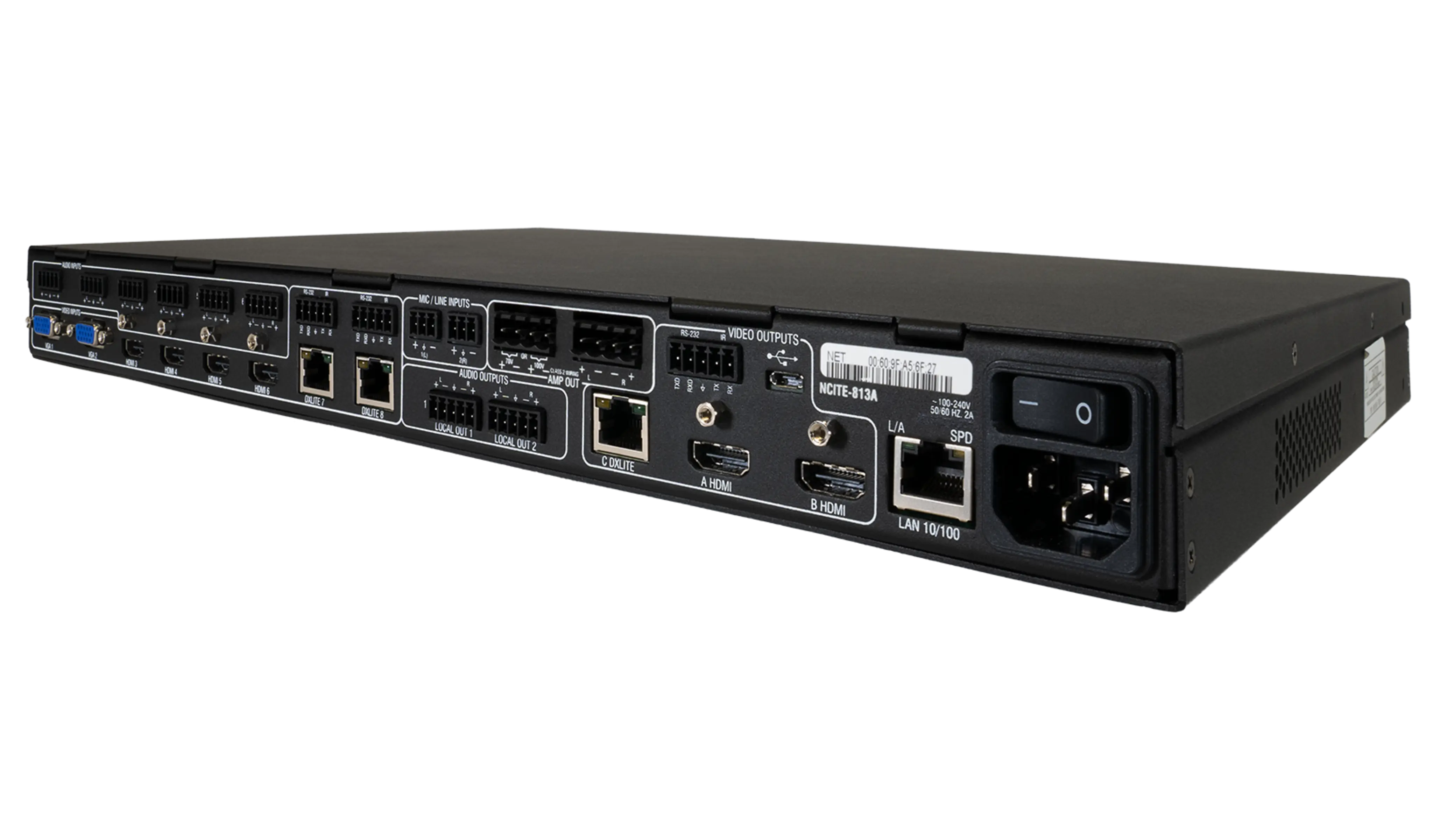 NCITE-813 | AMX Audio Video Control Systems | English (US)