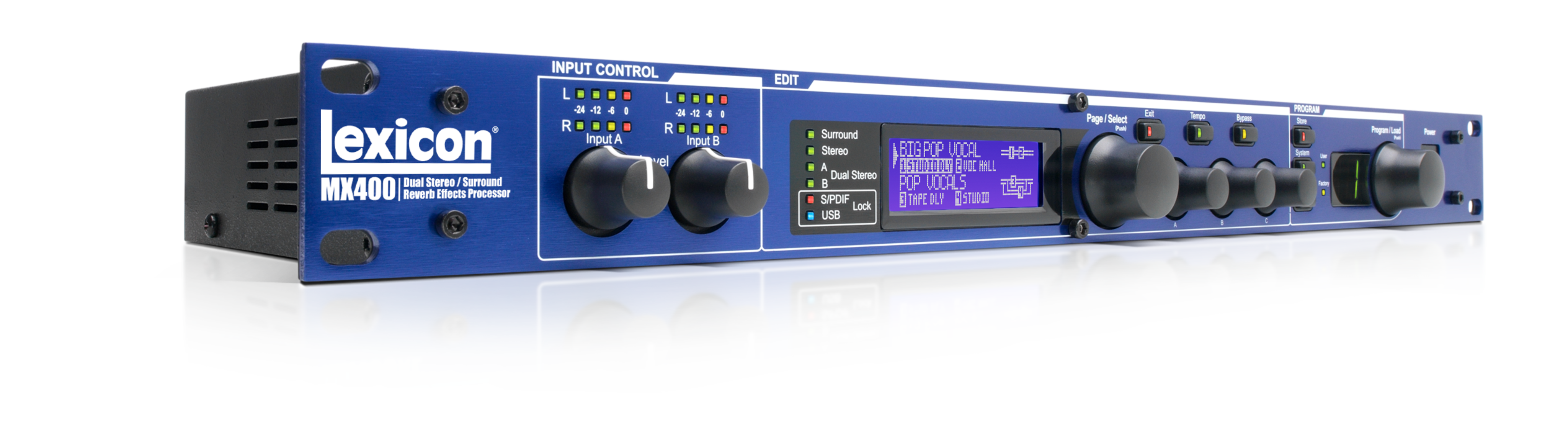MX400 | Lexicon Pro - Legendary Reverb and Effects | English (US)